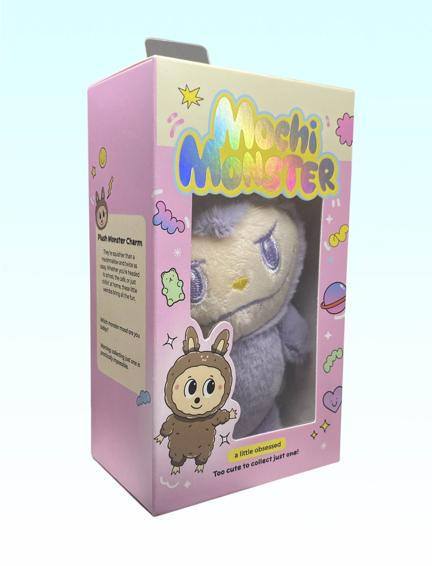 New Mochi Monster Plush Charm Collectible Keychain Monster LiL Obsessed