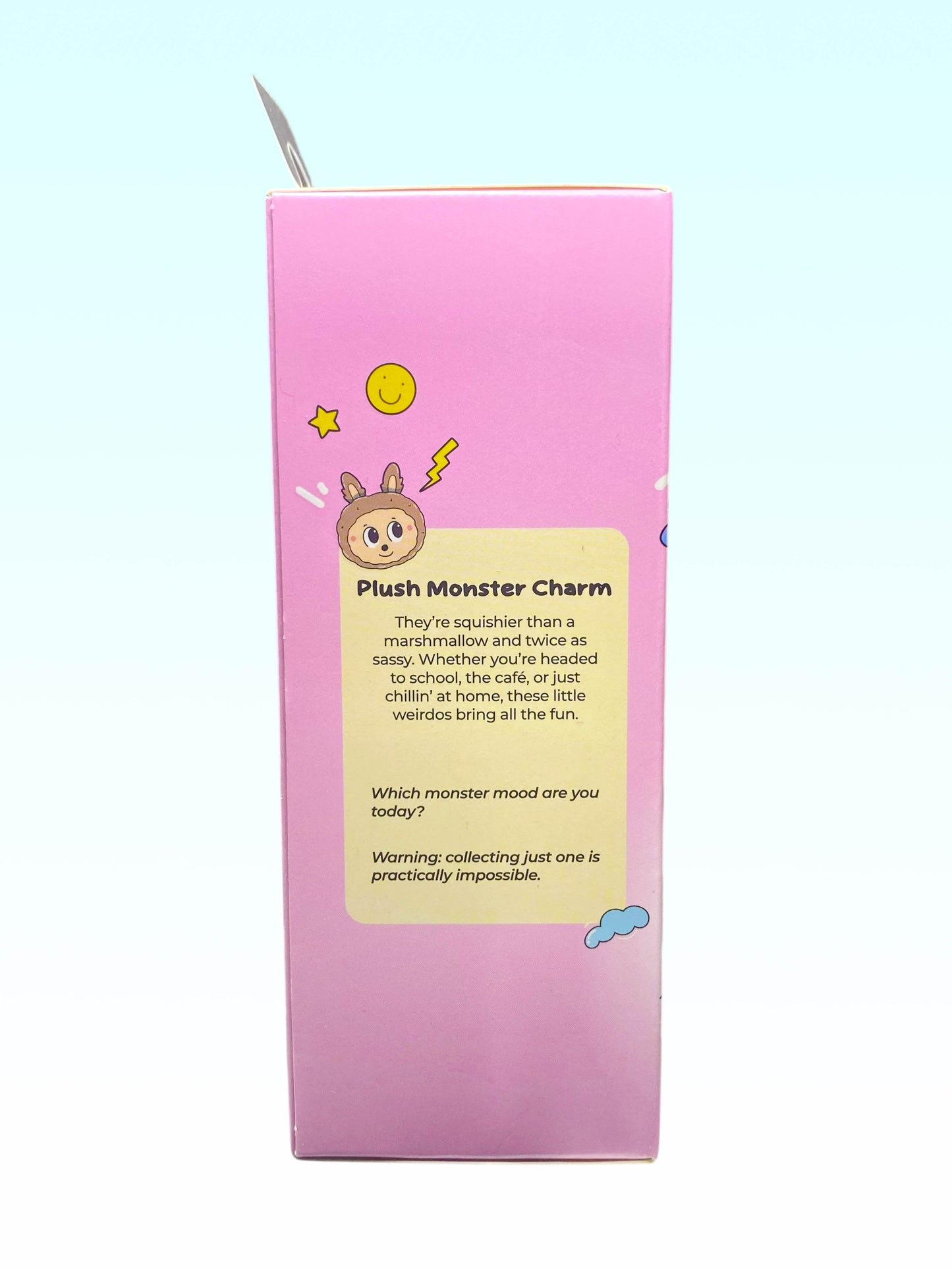 New Mochi Monster Plush Charm Collectible Keychain Monster LiL Obsessed