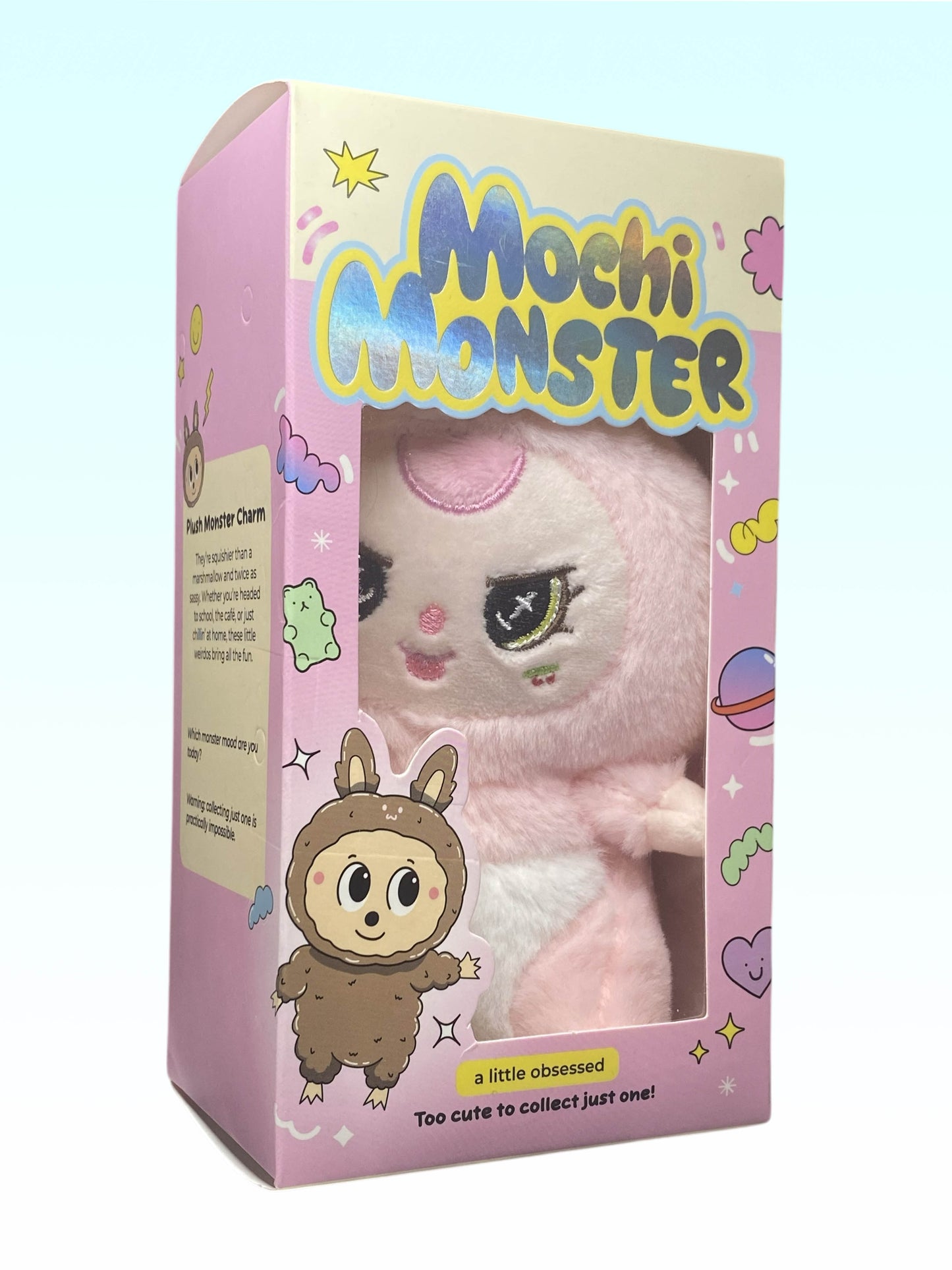 New Mochi Monster Plush Charm Collectible Keychain Monster LiL Obsessed
