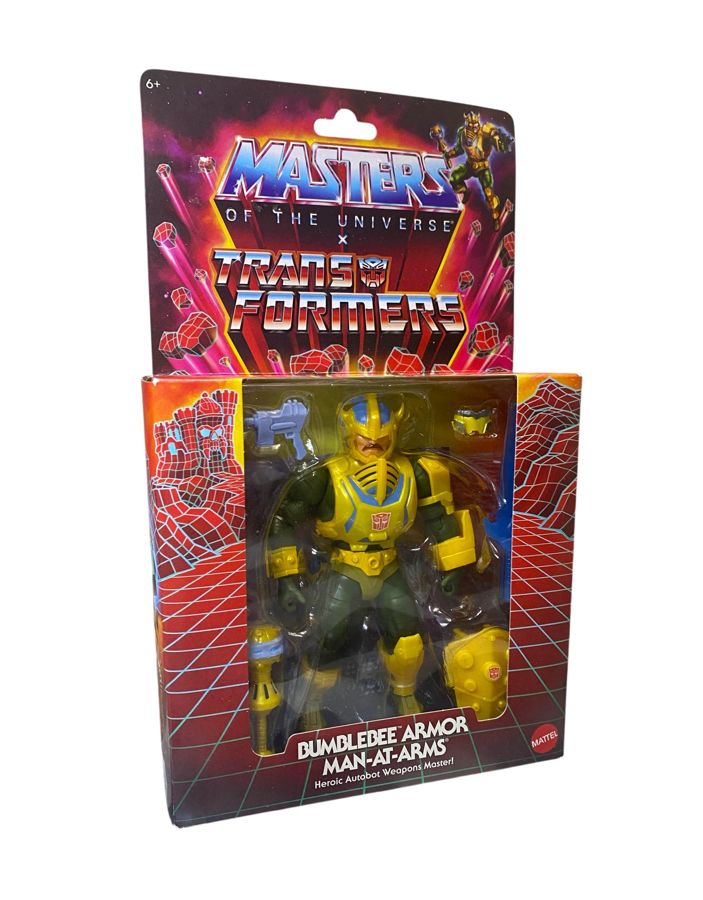 Masters of the Universe Transformers Bumblebee Armor Man-At-Arms 5.5" Figure MOC