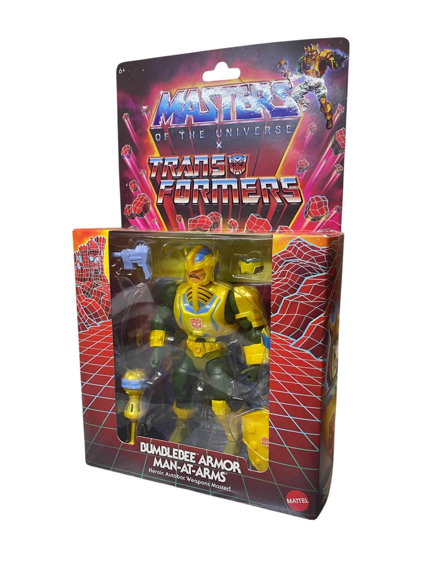 Masters of the Universe Transformers Bumblebee Armor Man-At-Arms 5.5" Figure MOC