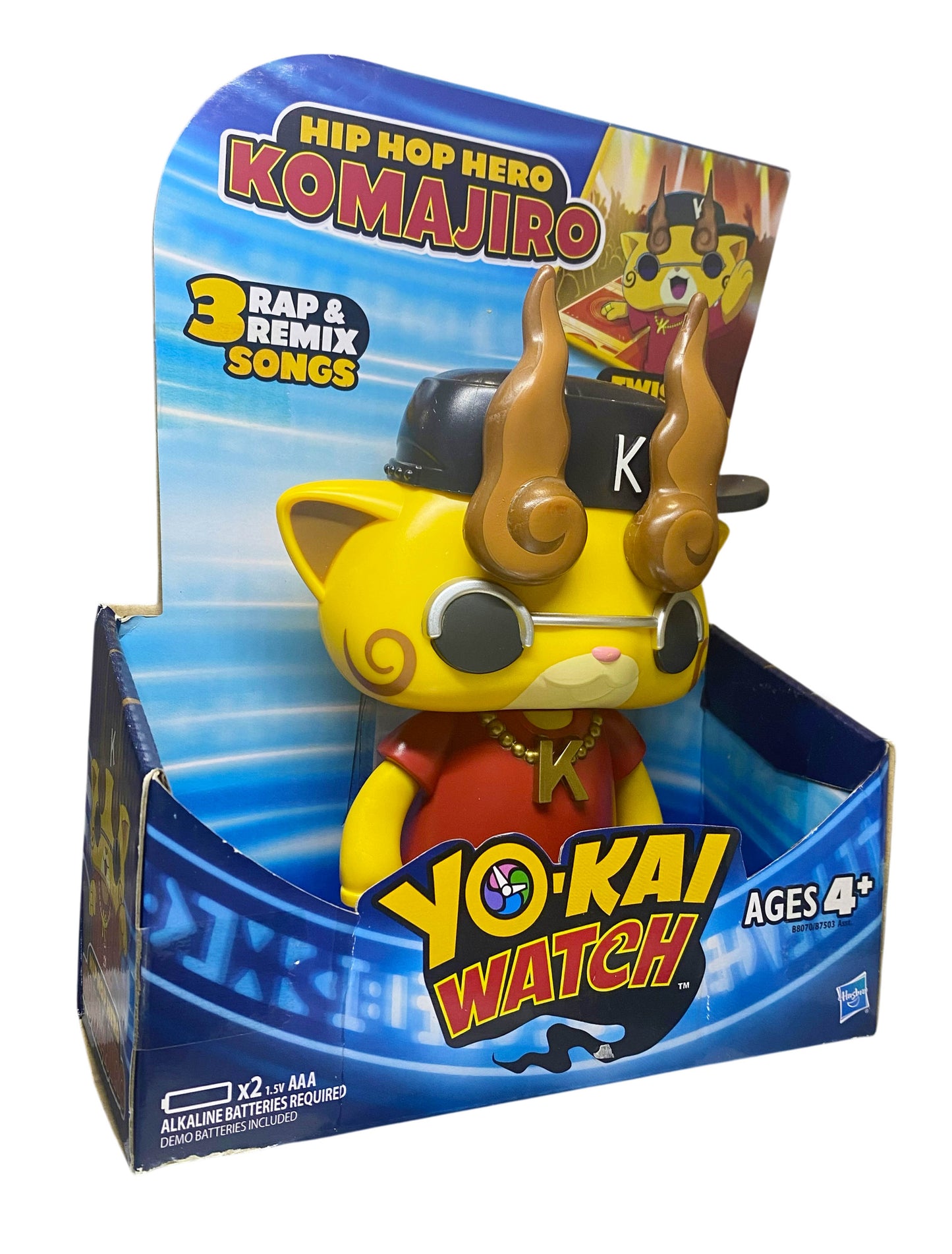 Yo Kai Watch Komajiro Hip Hop Hero Electronic Rap Remix Musical Figure 2016 NIB