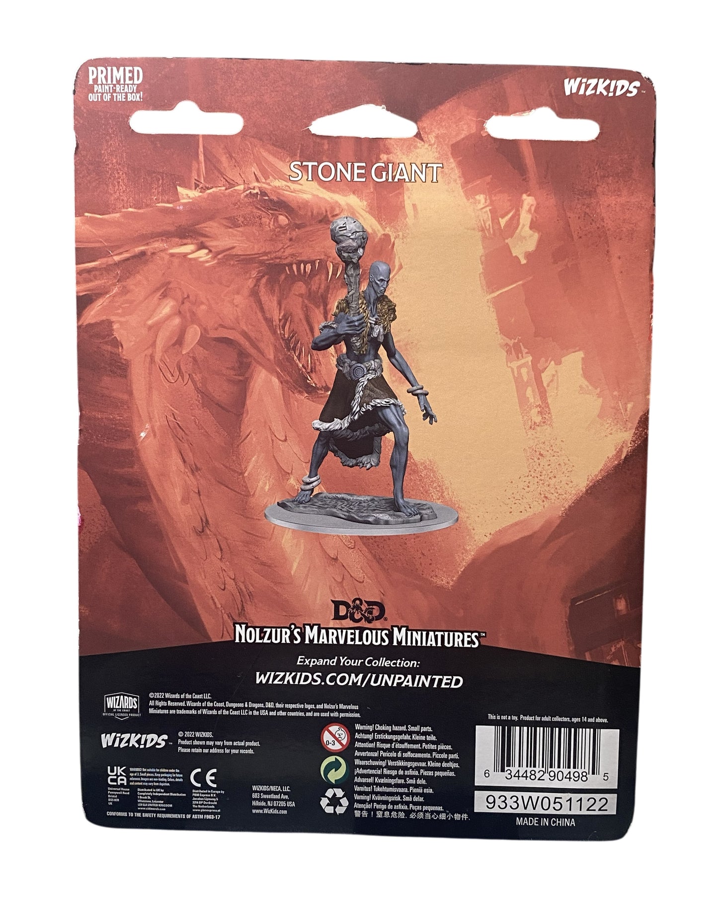 WizKids Dungeons &Dragons Nolzur's Marvelous Miniatures Stone Giant Figure