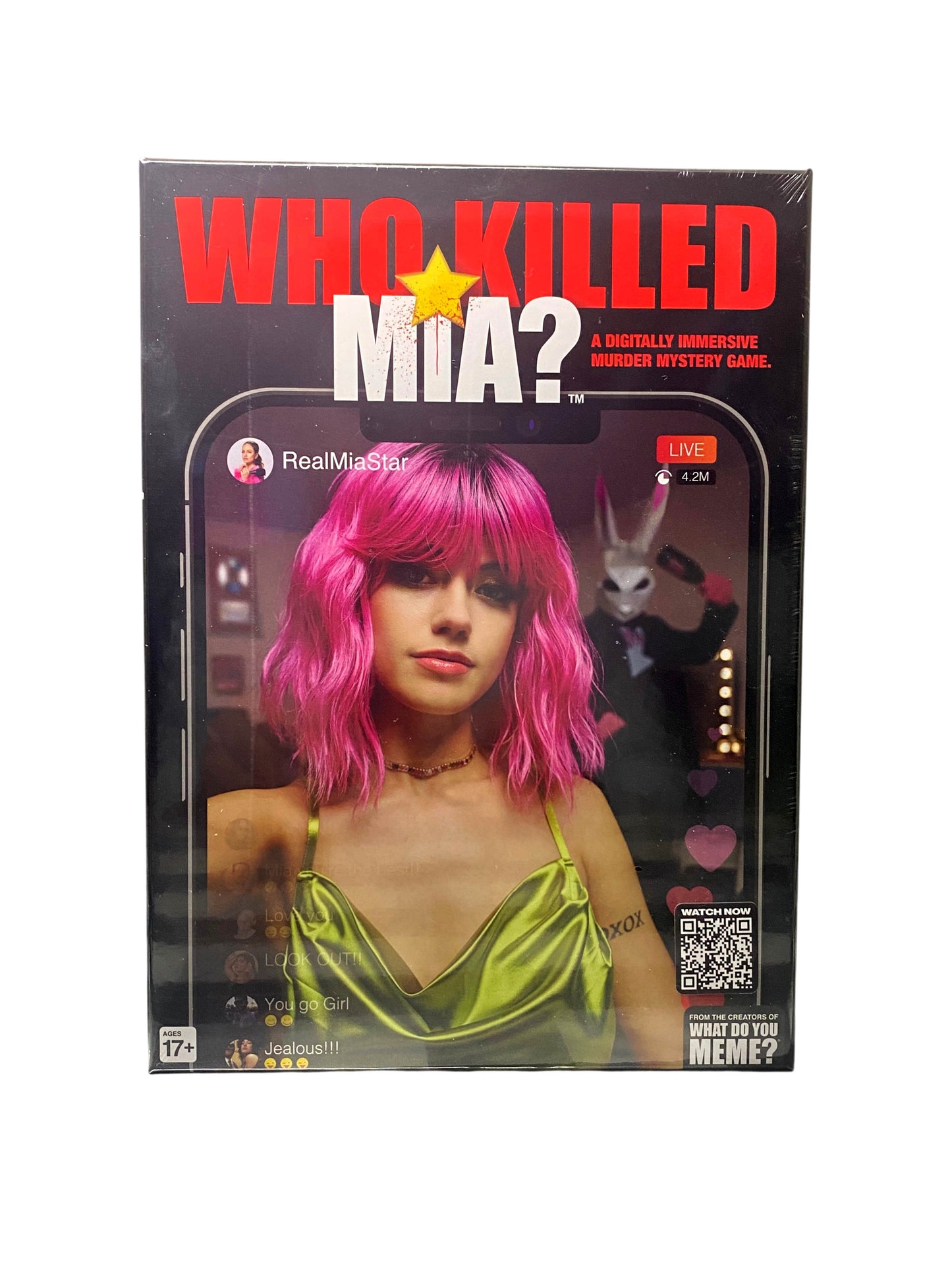Who Killed Mia A Digitally Immersive Murder Mystery Adult Crime Board Game NIB
