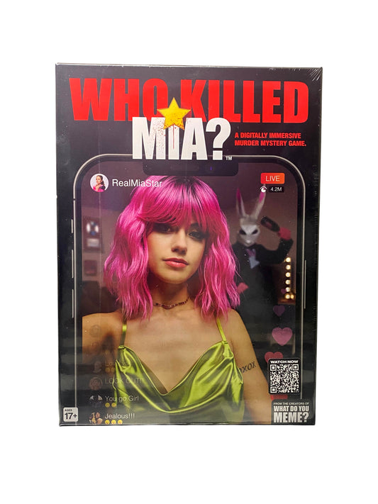 Who Killed Mia A Digitally Immersive Murder Mystery Adult Crime Board Game NIB