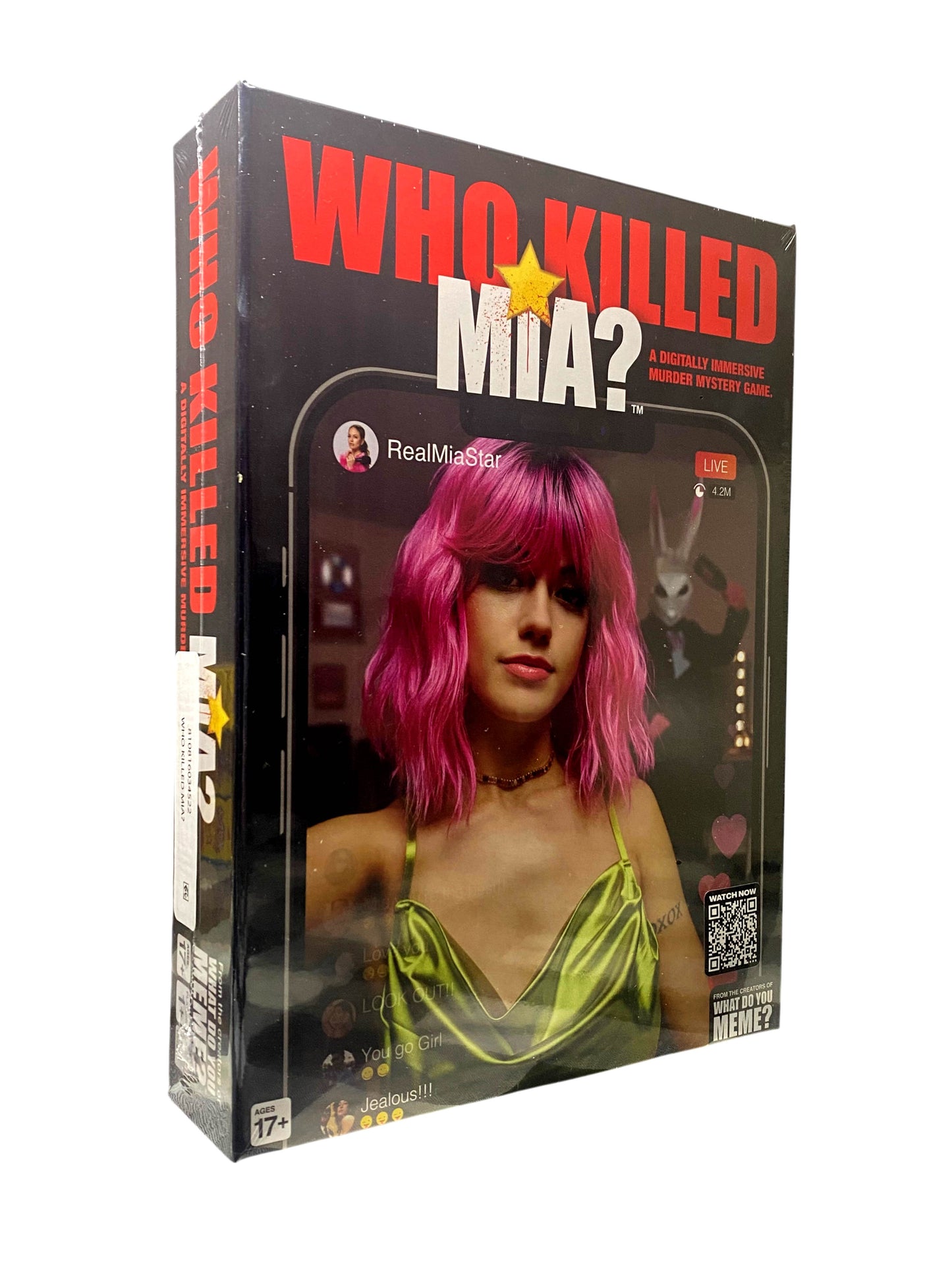 Who Killed Mia A Digitally Immersive Murder Mystery Adult Crime Board Game NIB