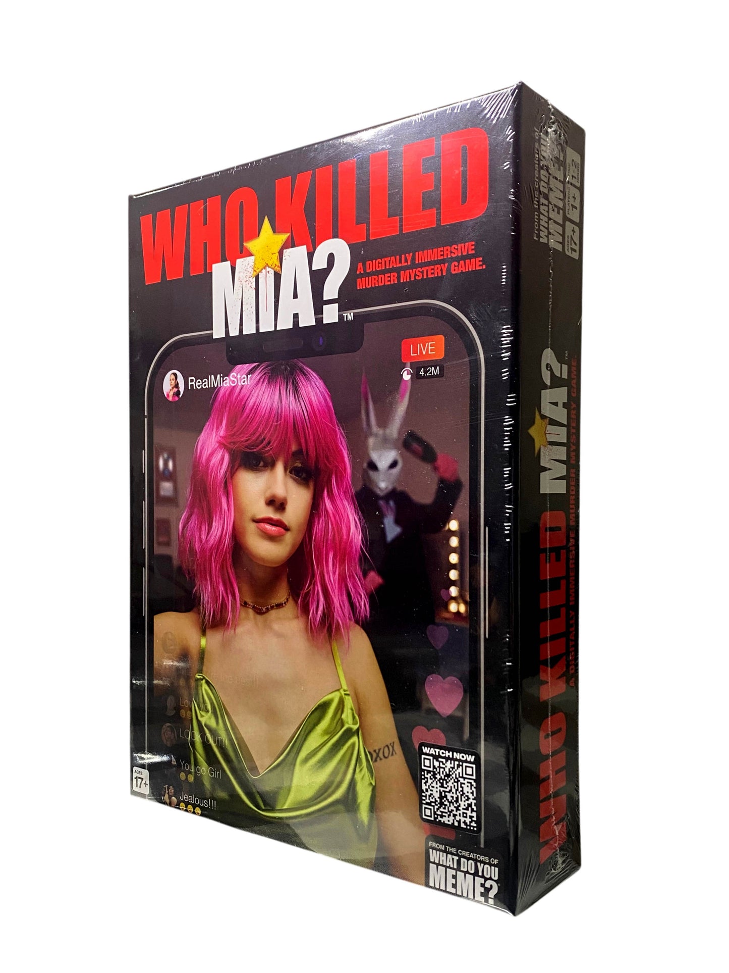 Who Killed Mia A Digitally Immersive Murder Mystery Adult Crime Board Game NIB