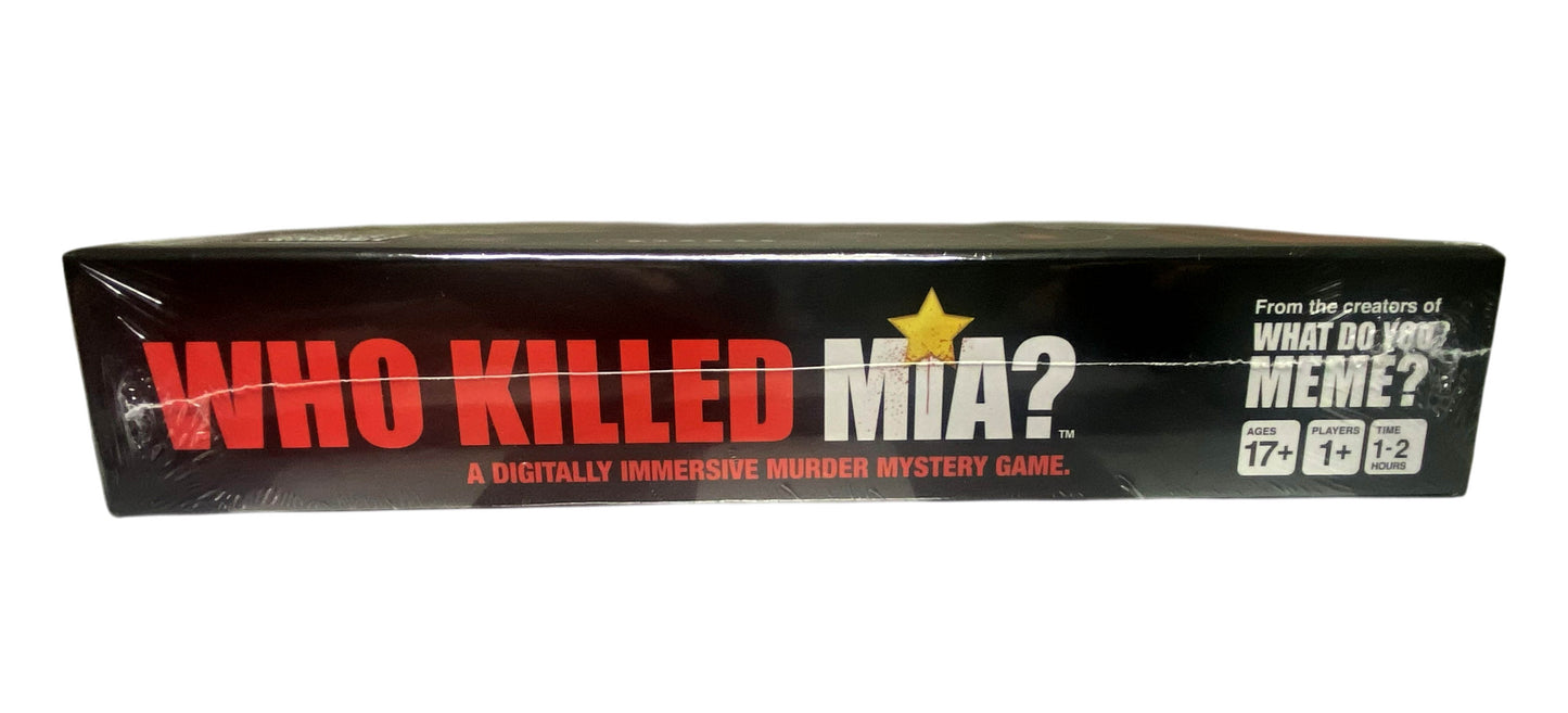 Who Killed Mia A Digitally Immersive Murder Mystery Adult Crime Board Game NIB