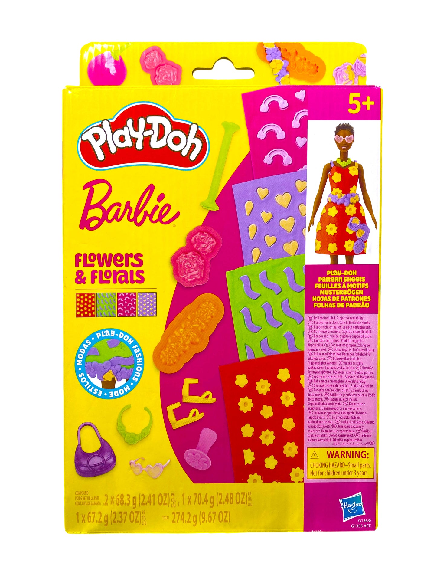 Play-Doh Barbie Flowers and Florals Pattern Pack