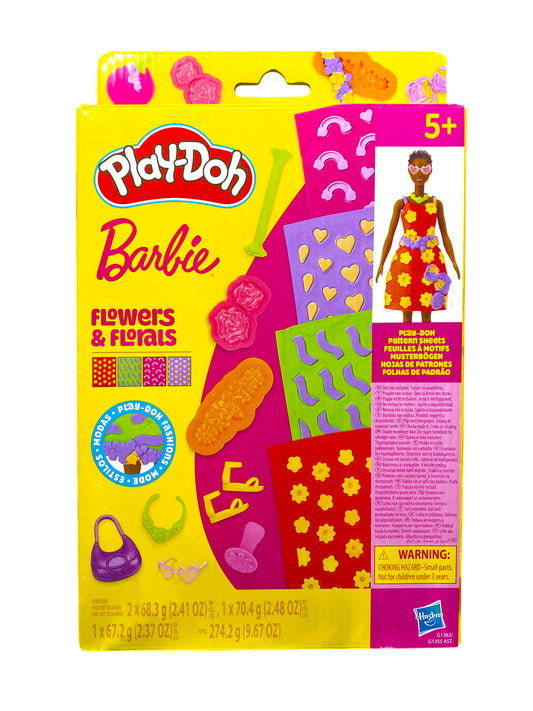 Play-Doh Barbie Flowers and Florals Pattern Pack