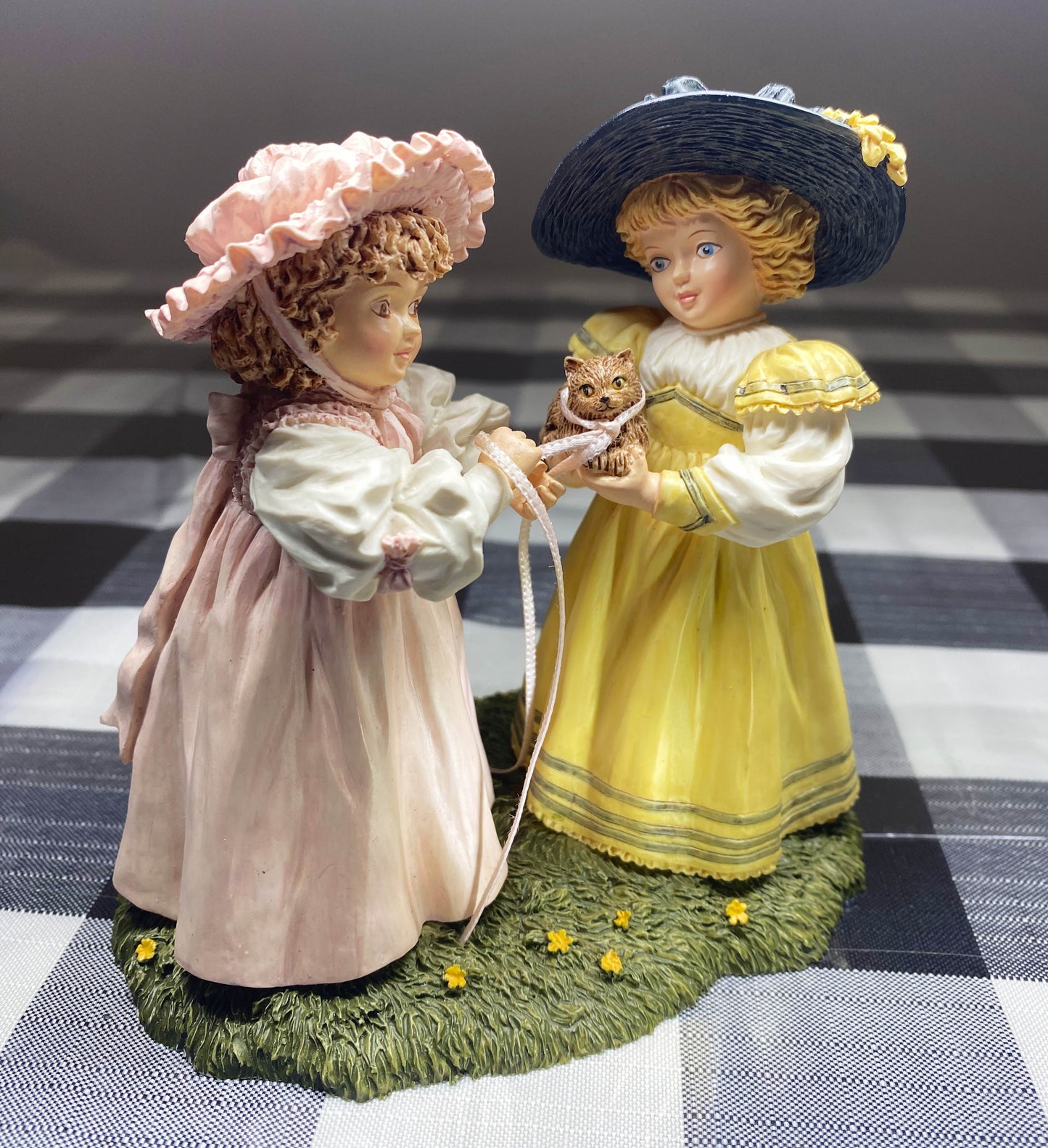 Vintage Maud Humphrey Bogart "NEW FRIENDS" 1992 sculpture limited edition Great