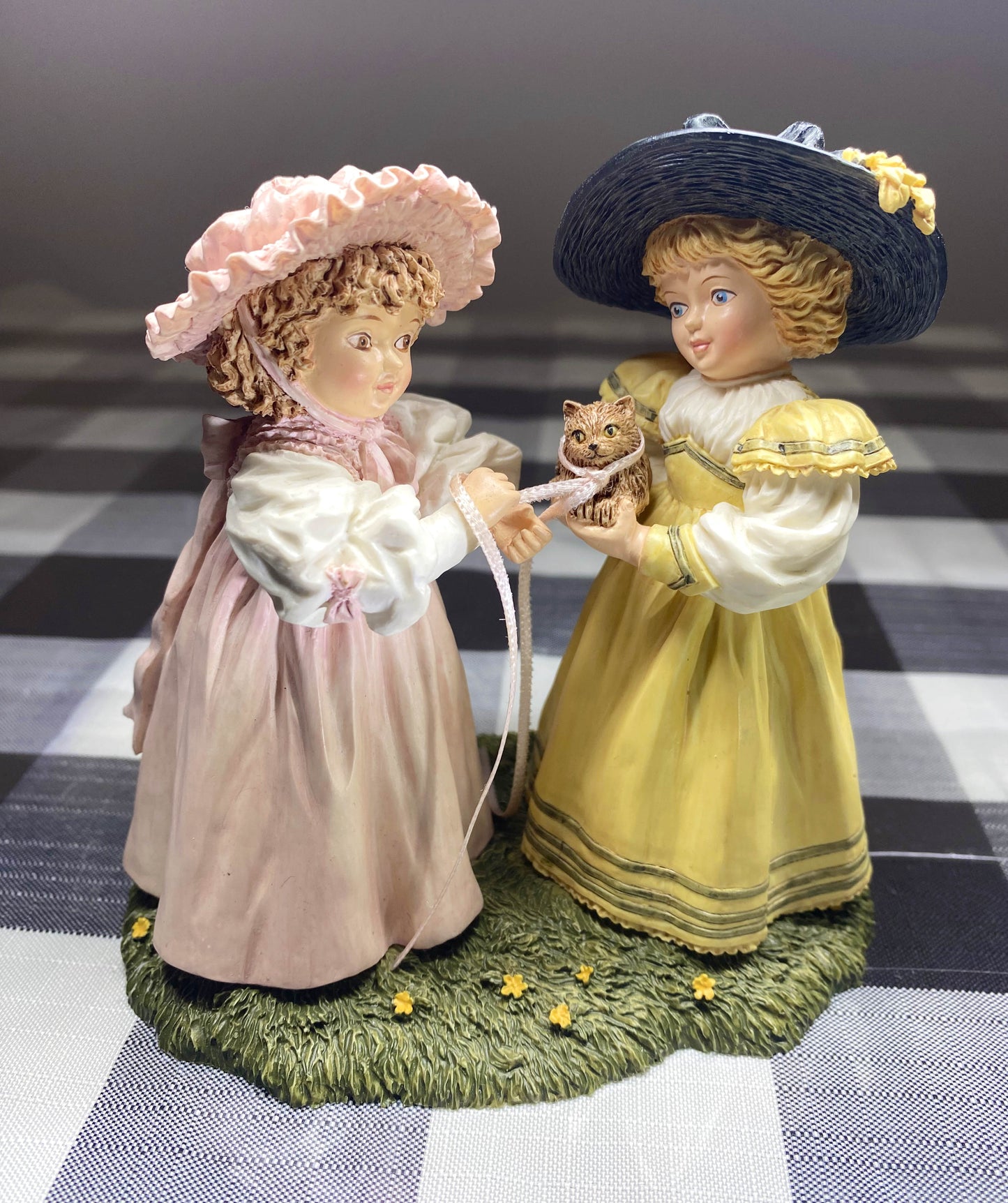 Vintage Maud Humphrey Bogart "NEW FRIENDS" 1992 sculpture limited edition Great