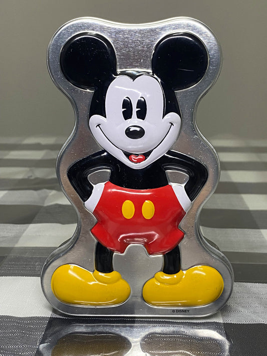 Vintage Disney Time Works Mickey Mouse Collectible Tin Case Only