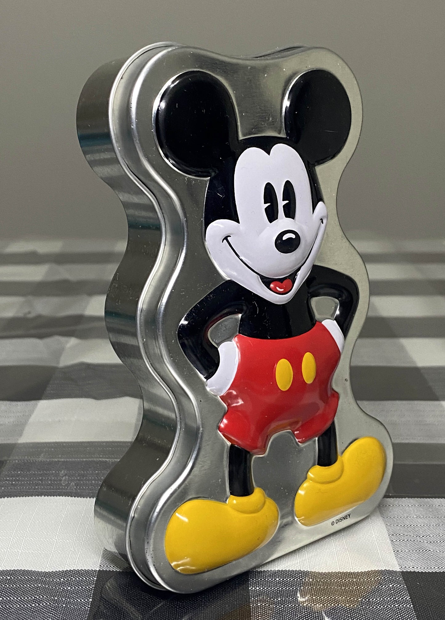 Vintage Disney Time Works Mickey Mouse Collectible Tin Case Only