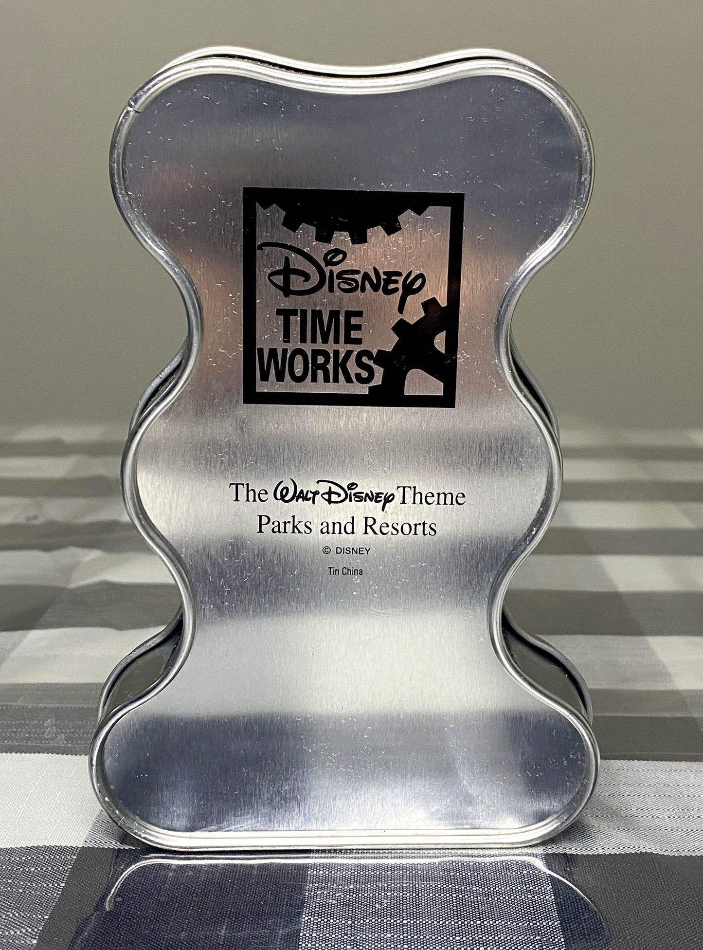 Vintage Disney Time Works Mickey Mouse Collectible Tin Case Only