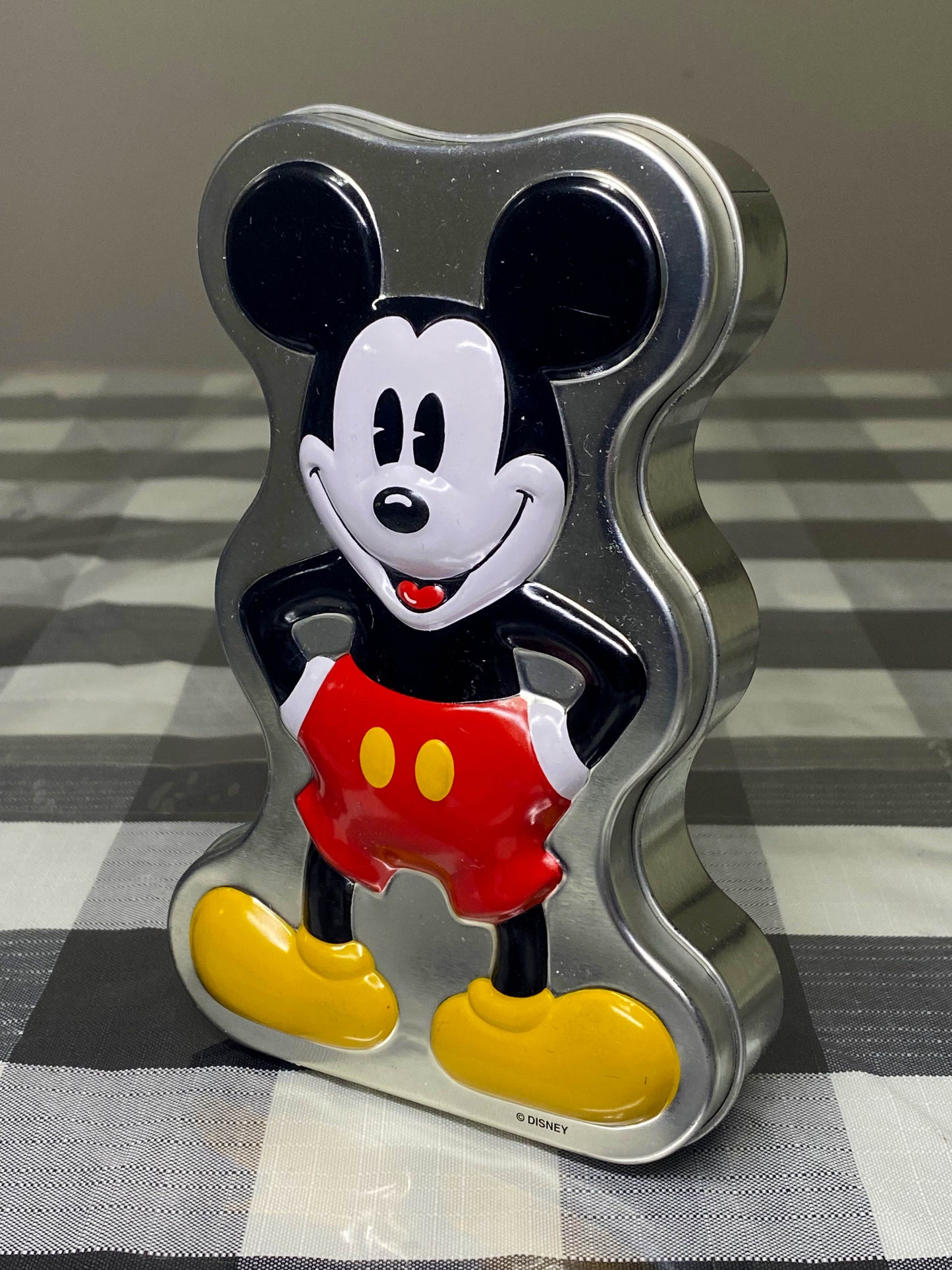 Vintage Disney Time Works Mickey Mouse Collectible Tin Case Only