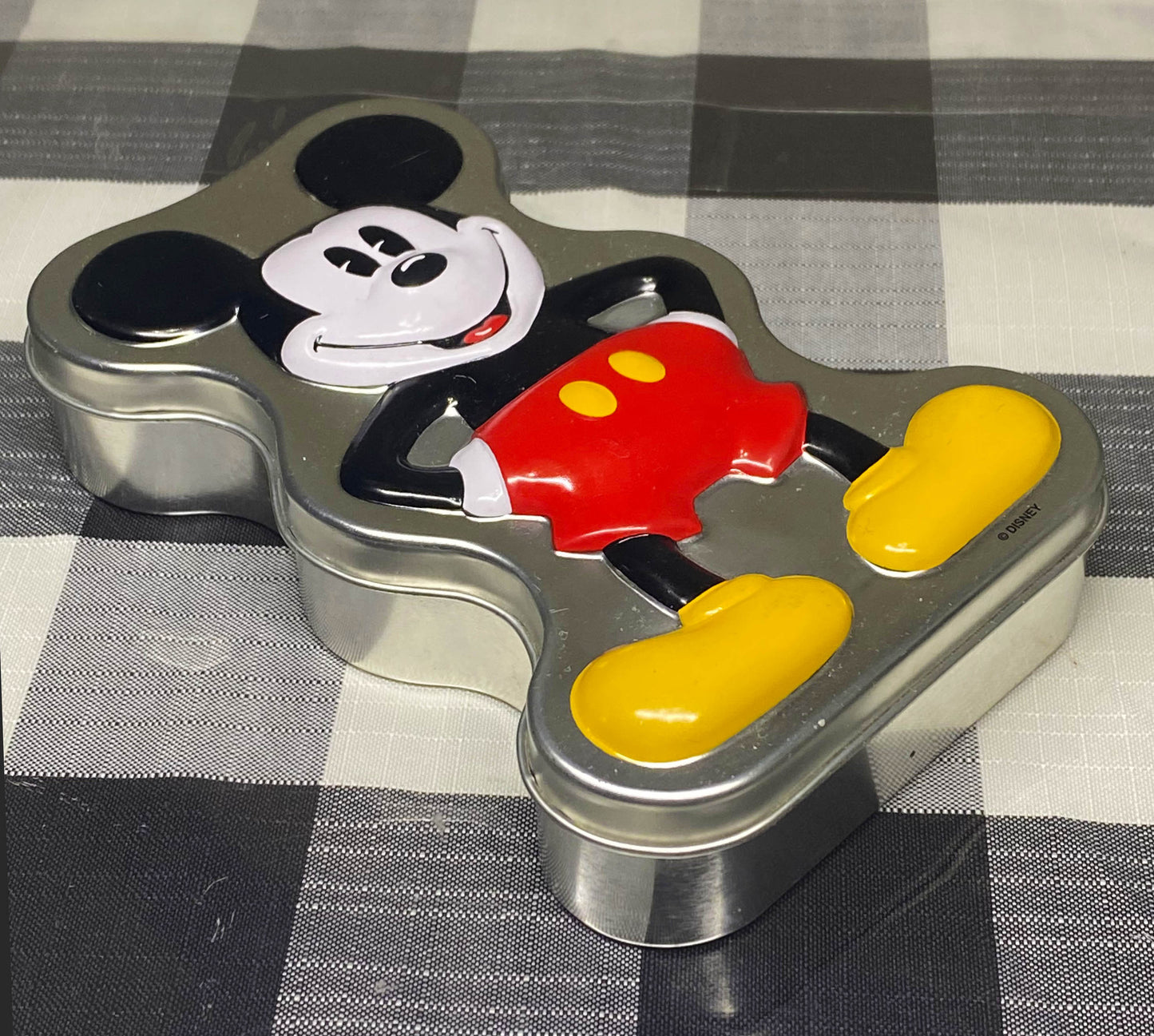 Vintage Disney Time Works Mickey Mouse Collectible Tin Case Only