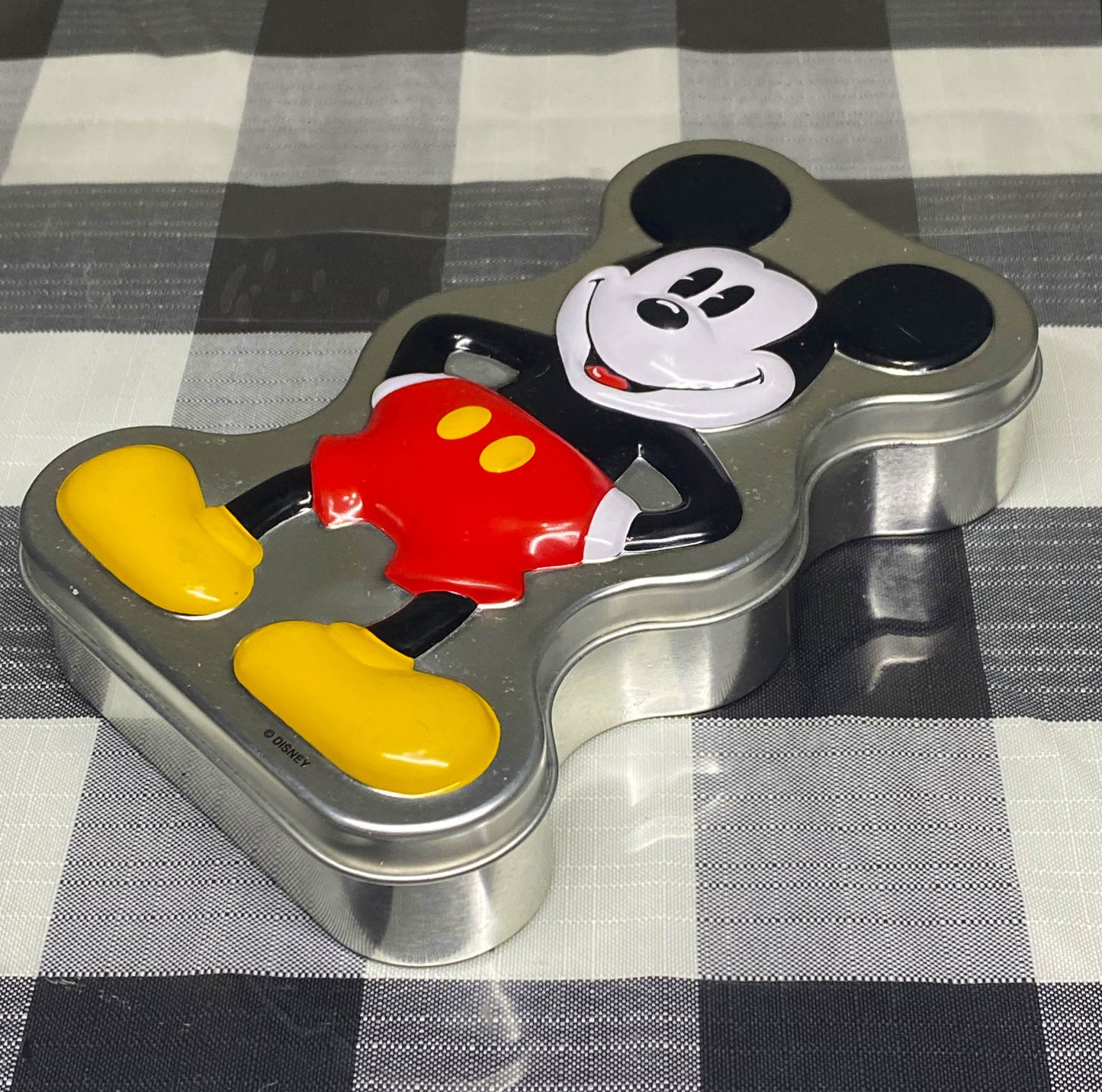 Vintage Disney Time Works Mickey Mouse Collectible Tin Case Only