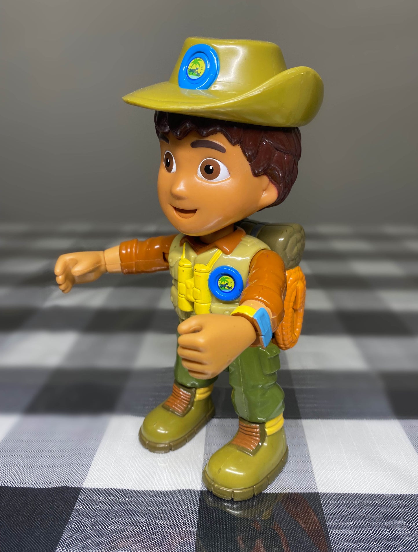 Go Diego Extreme Rescue Rainforest Poseable Figure w. Backpack - NICE!