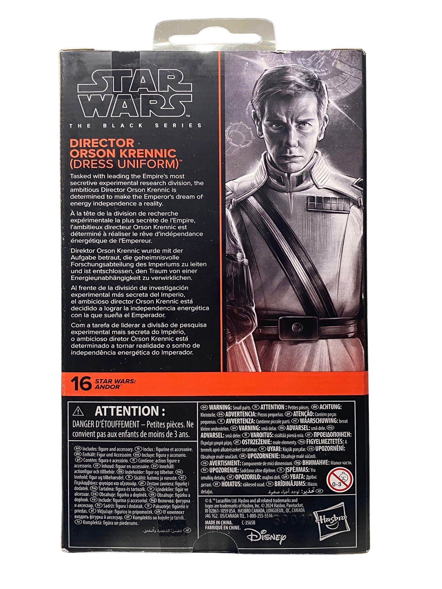 Star Wars The Black Series Director Orson Krennic (Dress Uniform)
