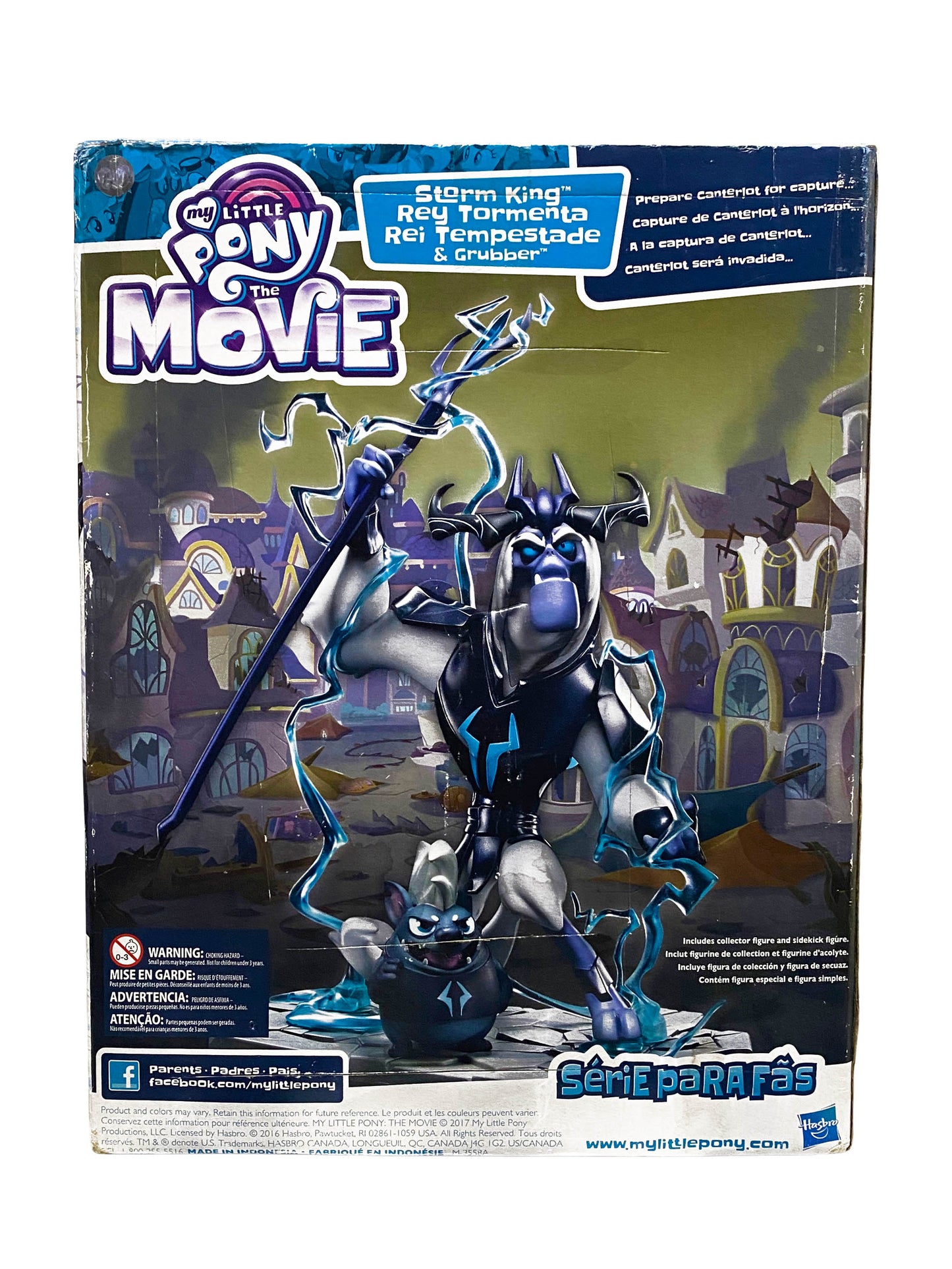 MY LITTLE PONY THE MOVIE FAN SERIES STORM KING REY TORMENTA & GRUBBER