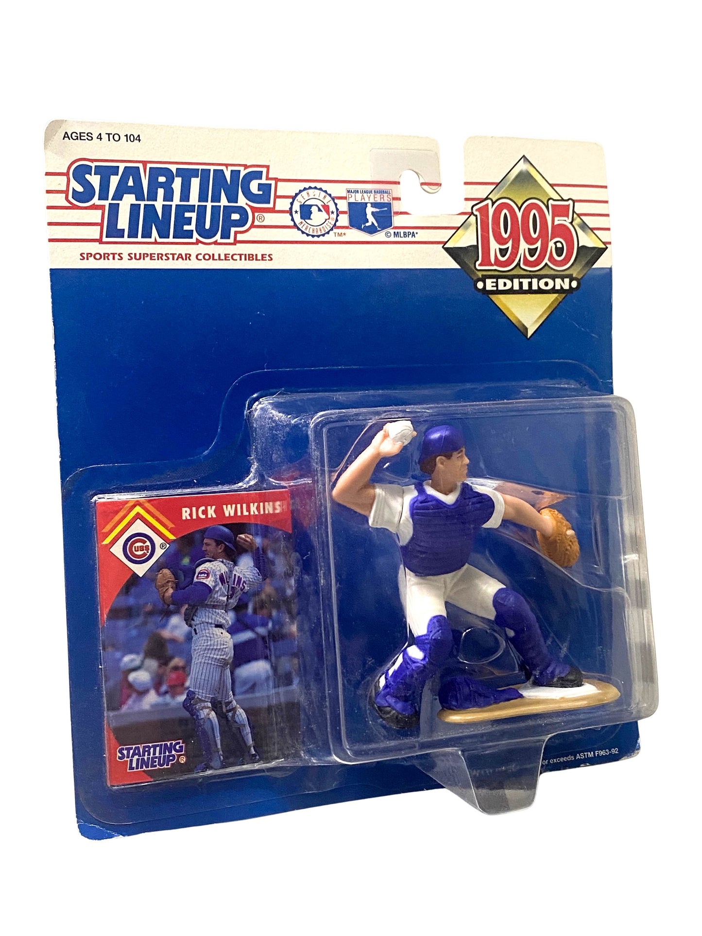 1995  RICK WILKINS - Starting Lineup (SLU) Baseball Figure - CHICAGO CUBS