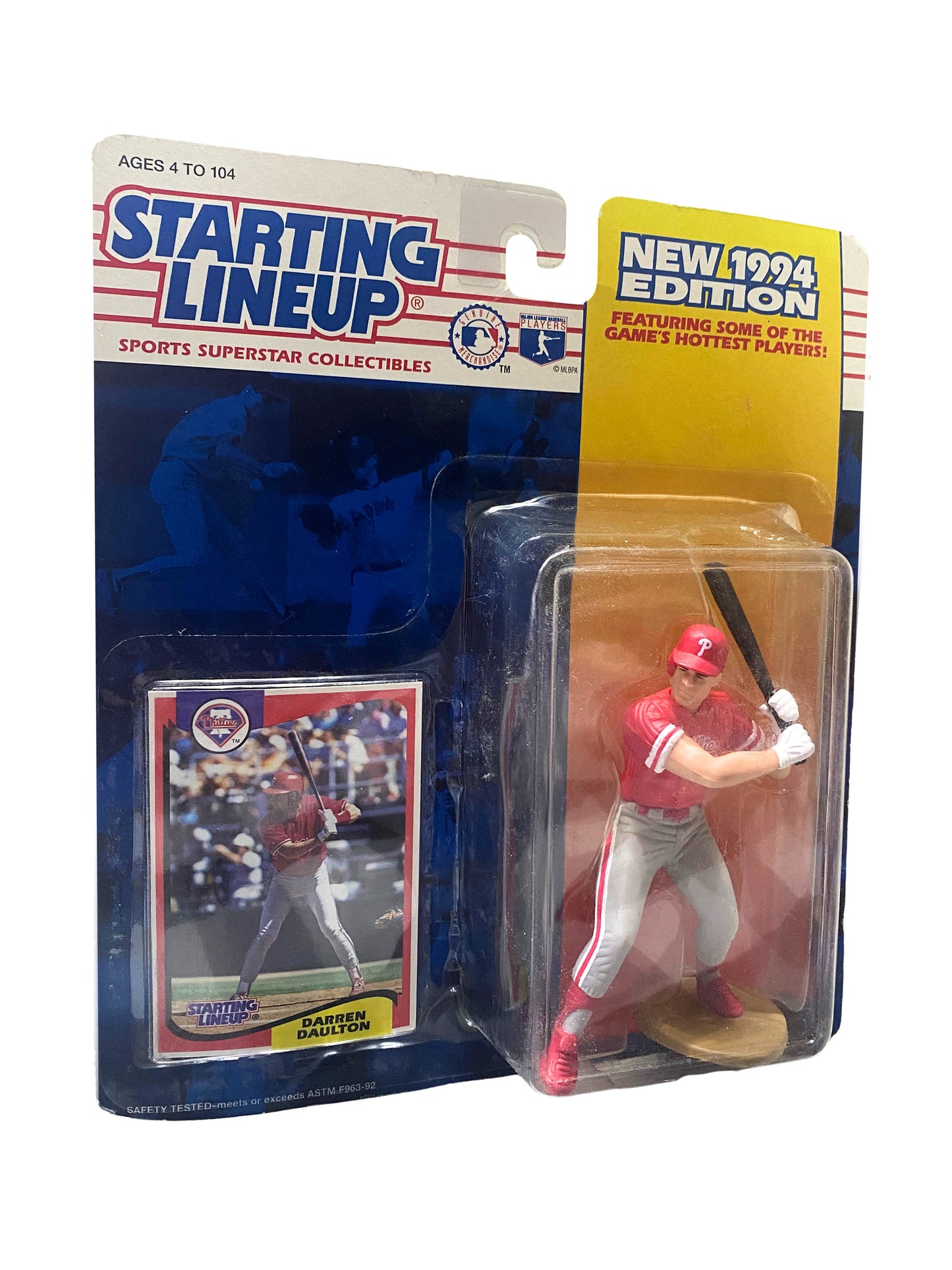 Starting Lineup 1994 Darren Daulton "Dutch" Philadelphia Phillies + Card MLB