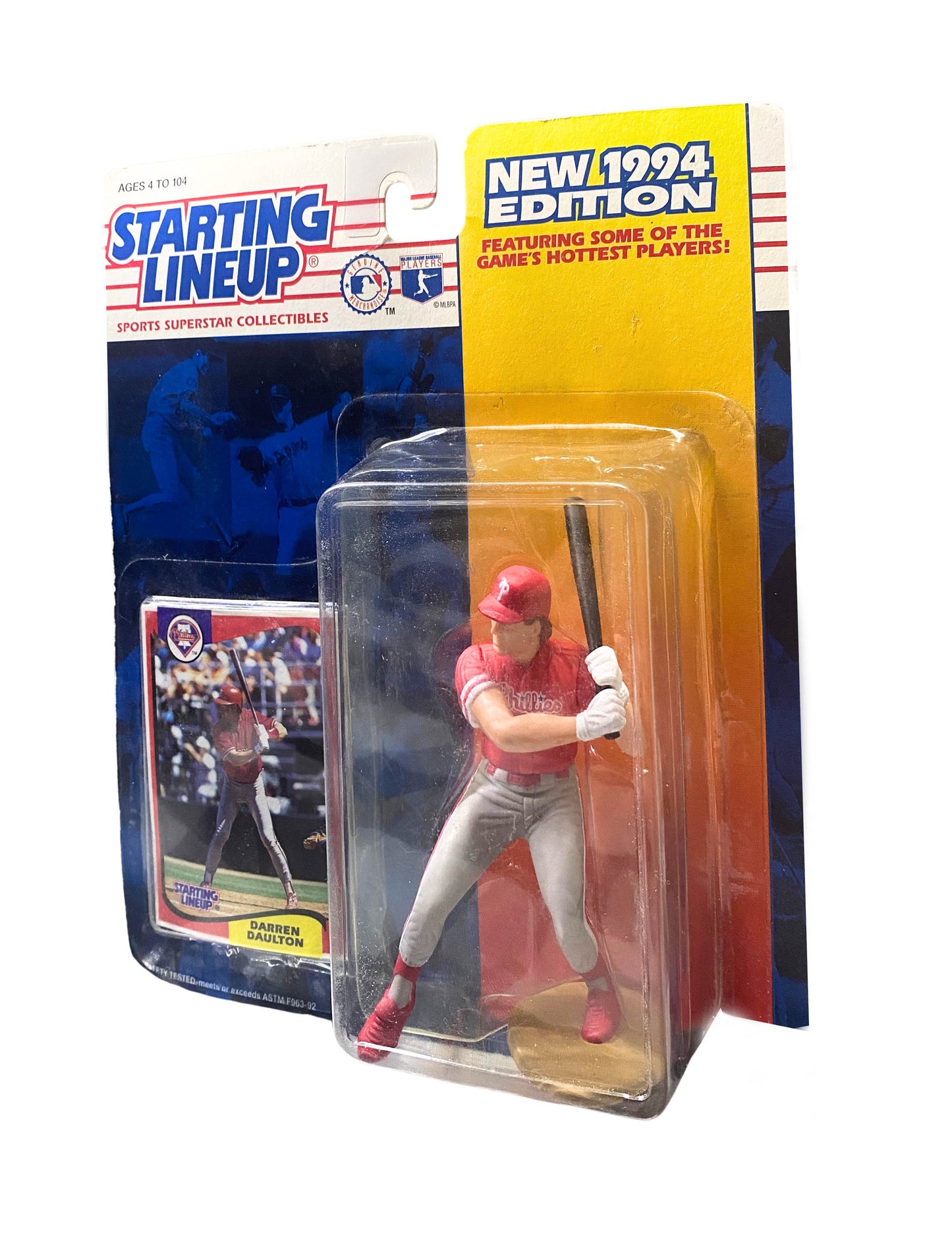 Starting Lineup 1994 Darren Daulton "Dutch" Philadelphia Phillies + Card MLB