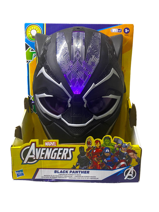 New Marvel Avengers Black Panther Vibranium Power FX Electronic Mask Free S&H