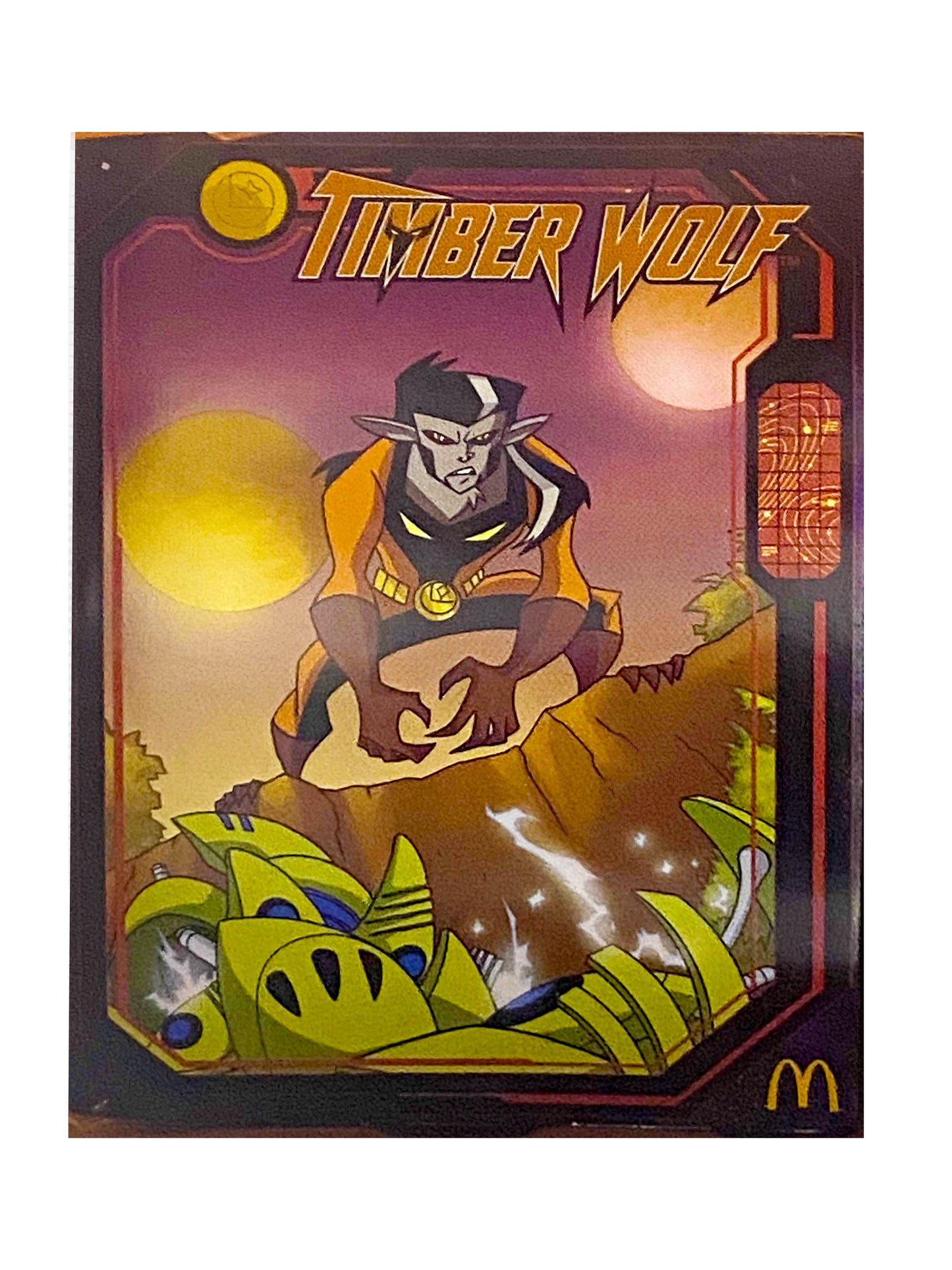 2007 McDonald's DC Comics Legion of Super Heroes Timber Wolf 0in6