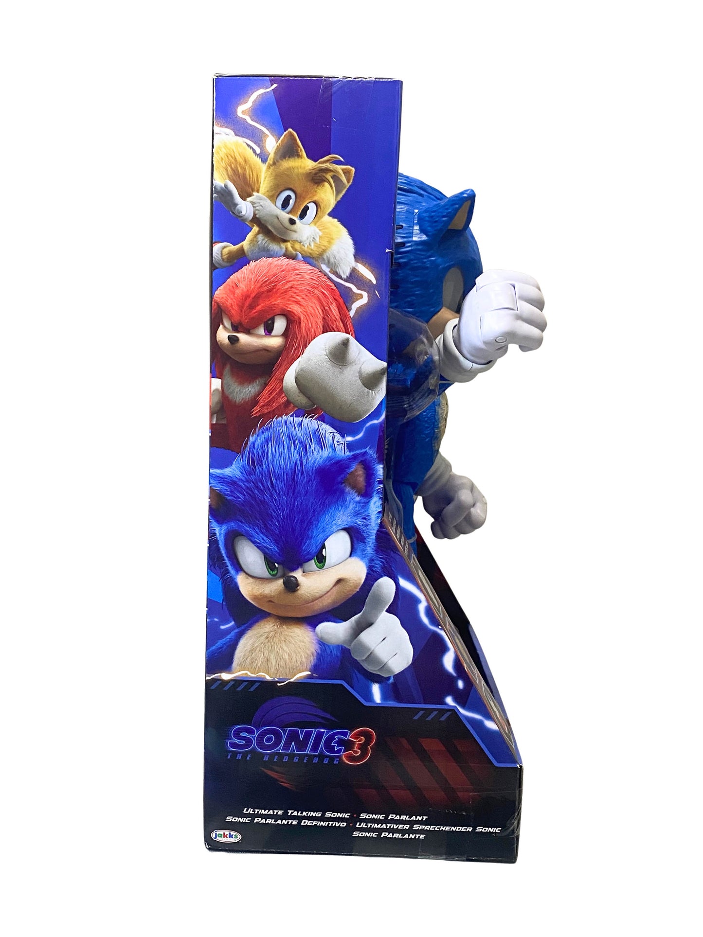 NEW Sonic The Hedgehog 3 Movie 13” Ultimate Talking Action Figure Jakks