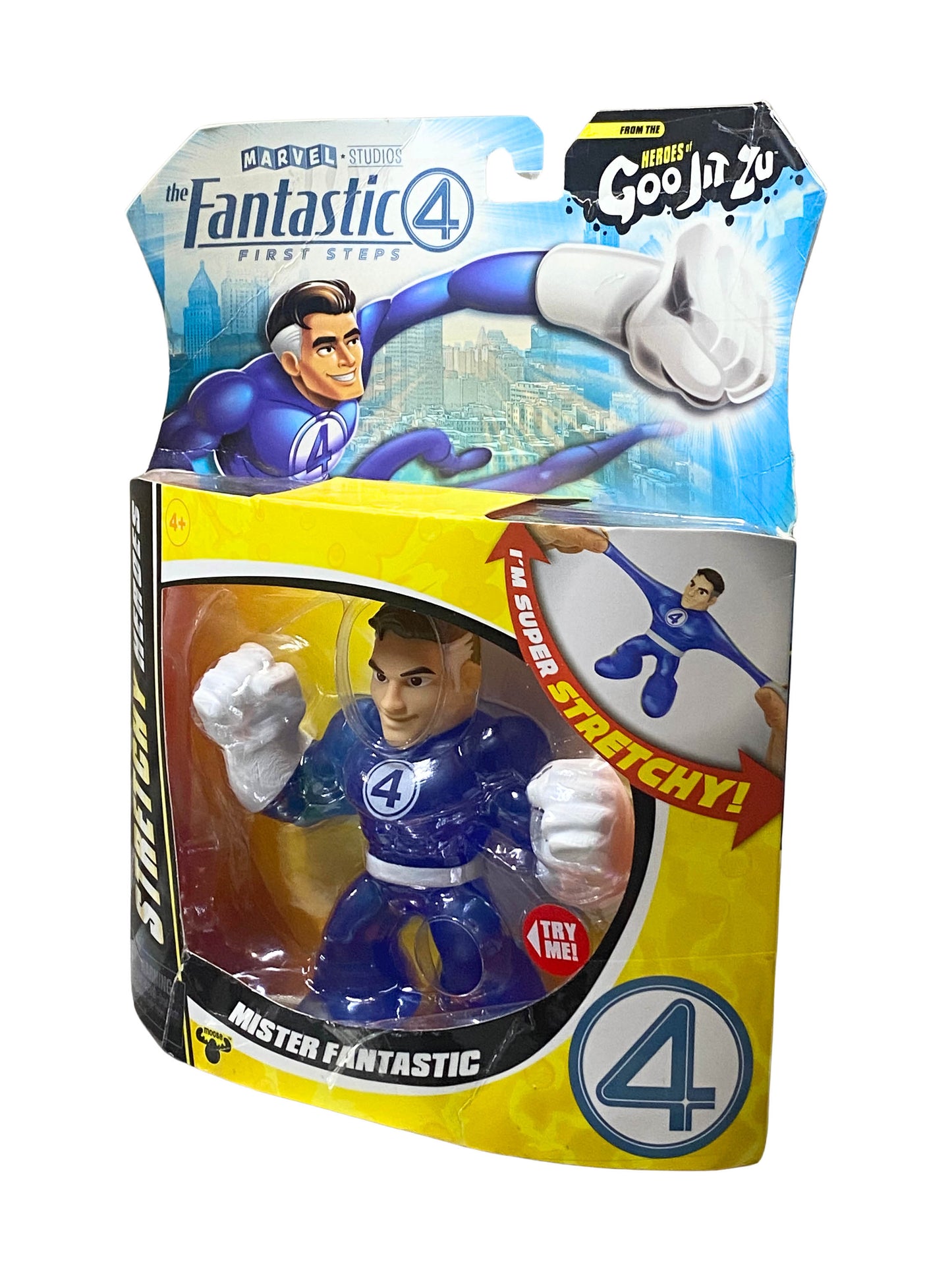 Fantastic 4 Heroes of Goo Jit Zu Mr. Fantastic Stretchy Figure