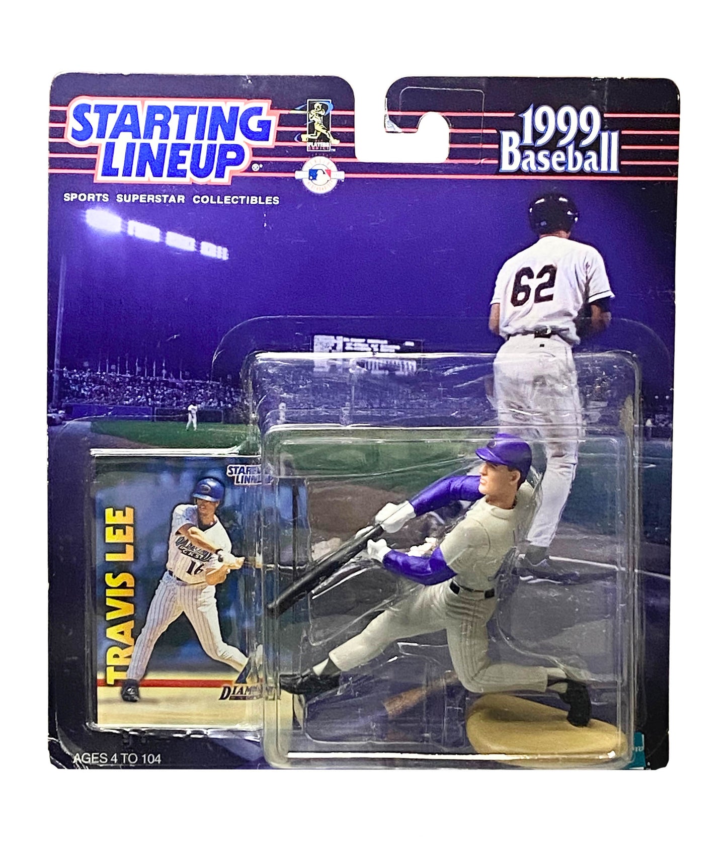 Starting Lineup MLB 1999 Diamondbacks Travis Lee Figure & Card