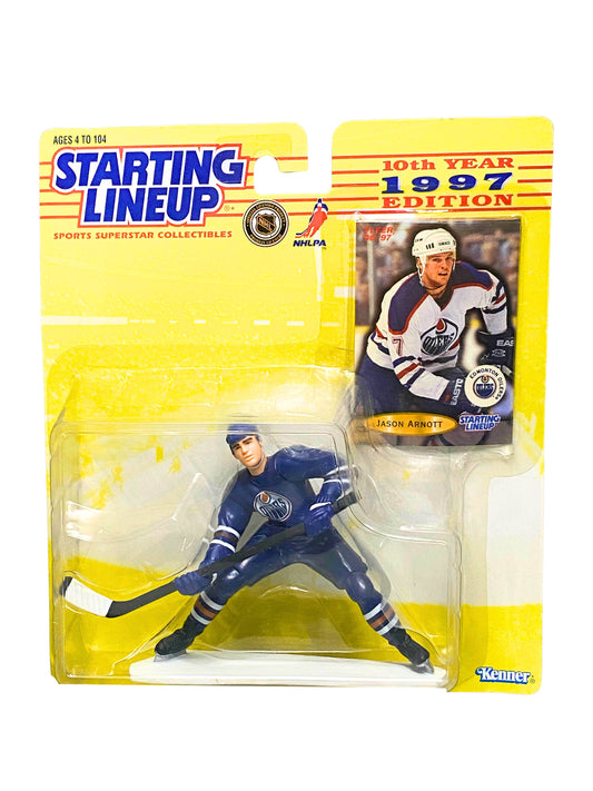 1997 STARTING LINEUP KENNER NIP JASON ARNOTT EDMONTON OILERS