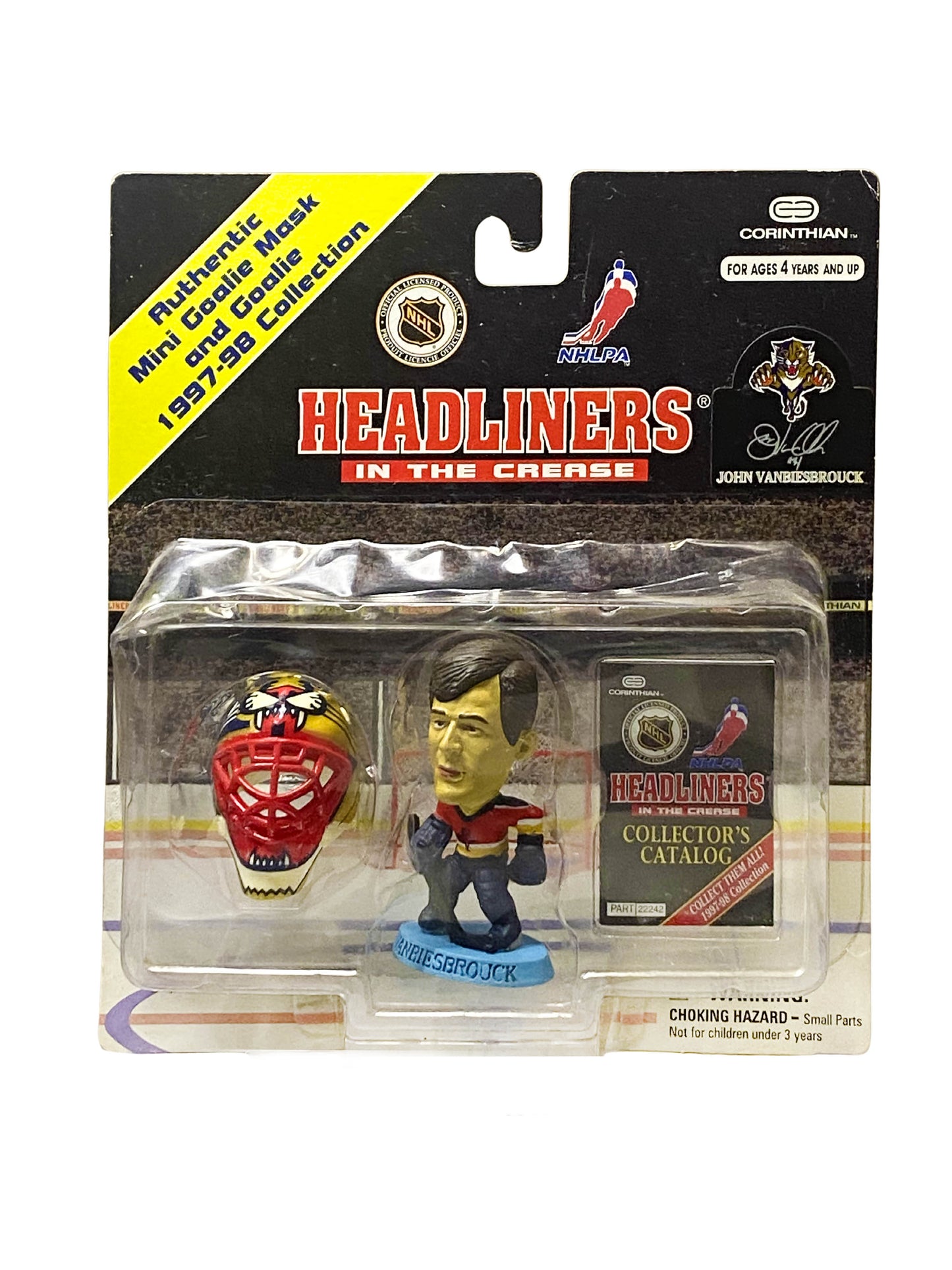 John Vanbiesbrouck Headliners In The Crease NHL 1997-98 Goalie Figure 022025AST2
