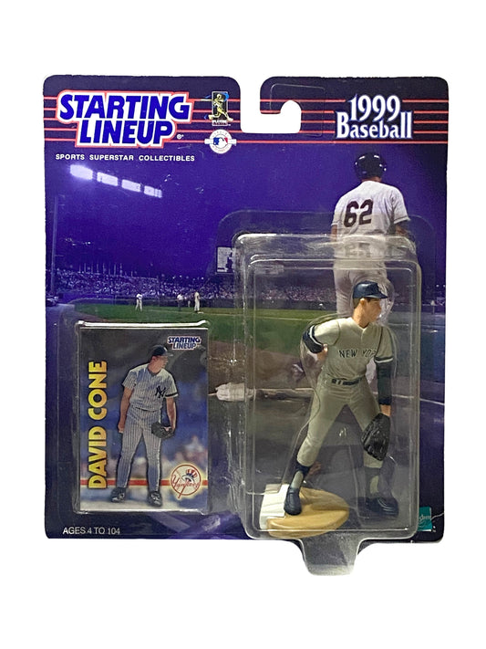 Starting Lineup 1999 David Cone Baseball Action Figure Collector Card