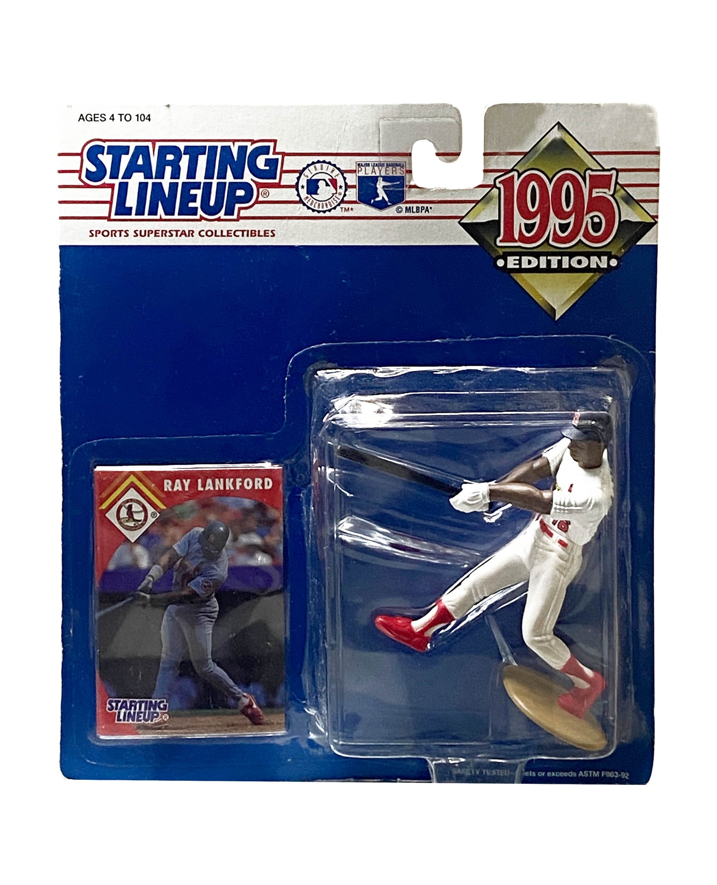 1995 Starting Lineup SLU MLB Figure RAY LANKFORD, St. Louis Cardinals