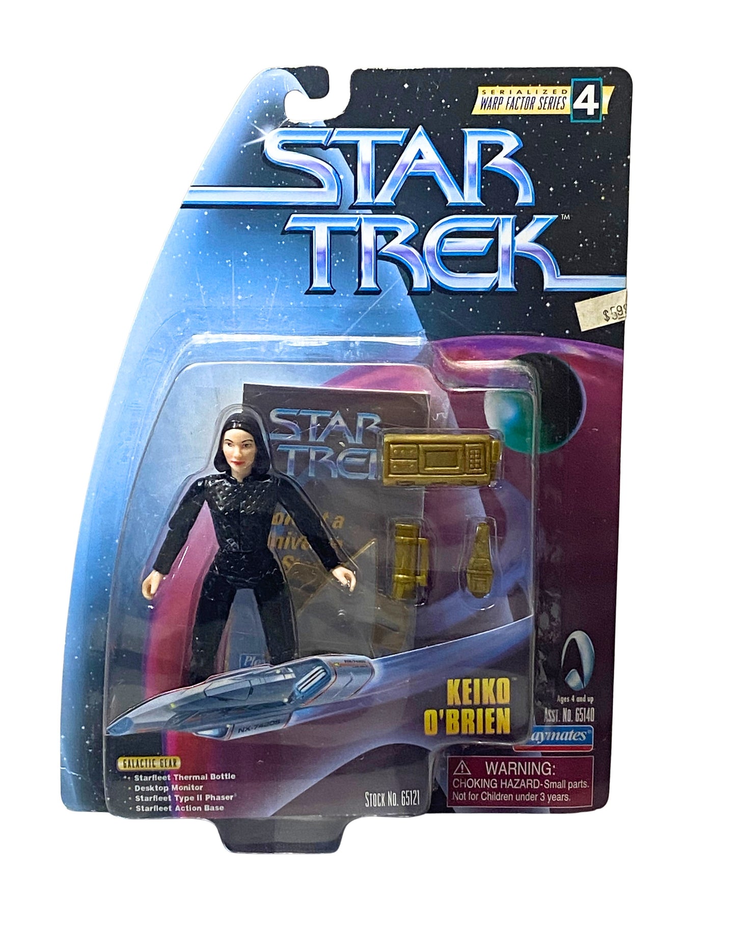 1998 Star Trek Playmates Keiko O’Brien Vintage Warp Factor Collectable Figure
