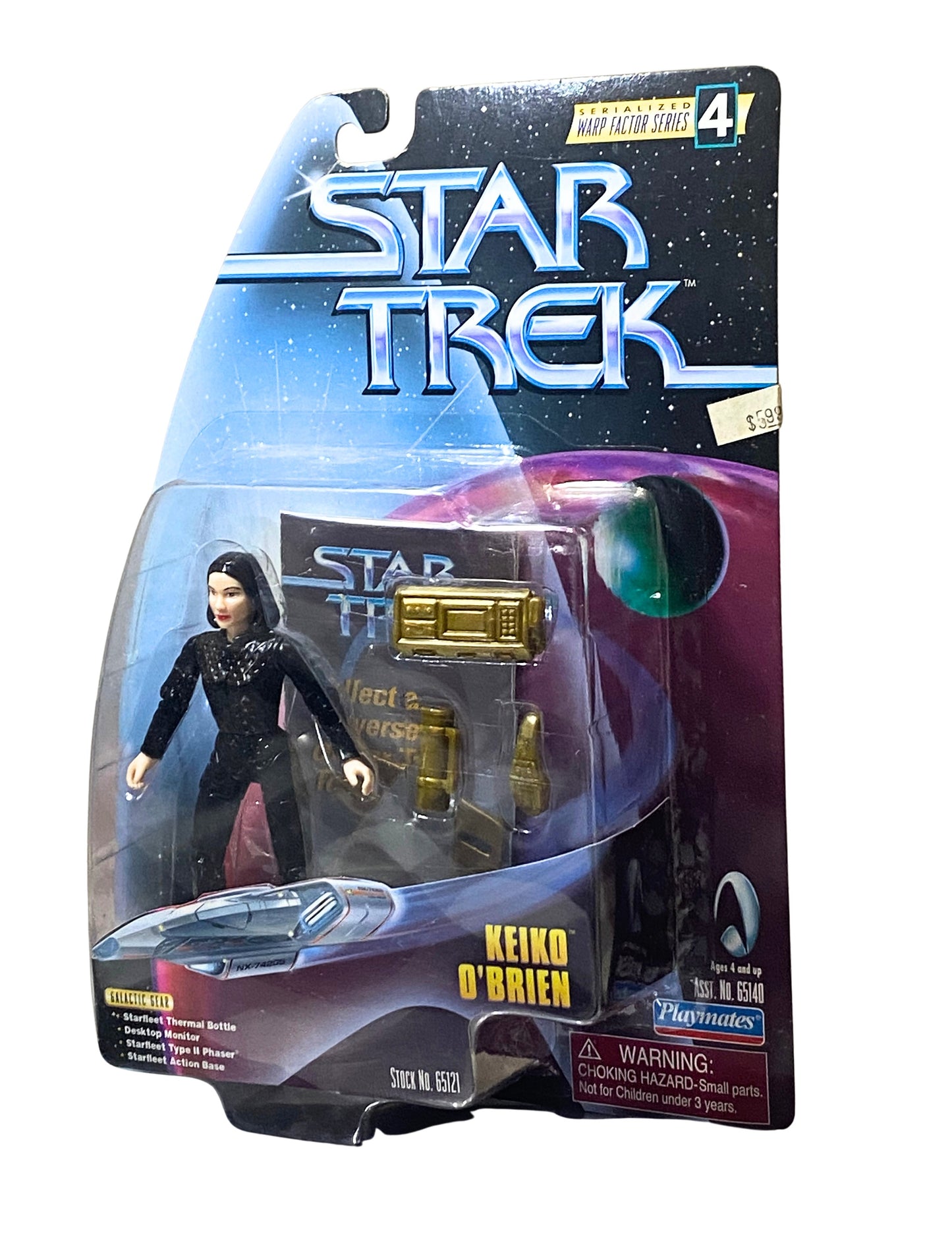 1998 Star Trek Playmates Keiko O’Brien Vintage Warp Factor Collectable Figure