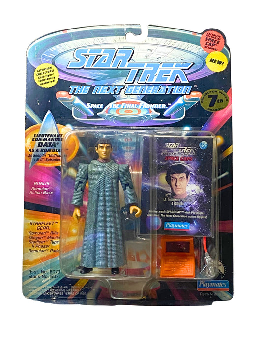 Star Trek TNG Lt. Commander Data as Romulan 5" Action Figure 1994 Playmates NIP