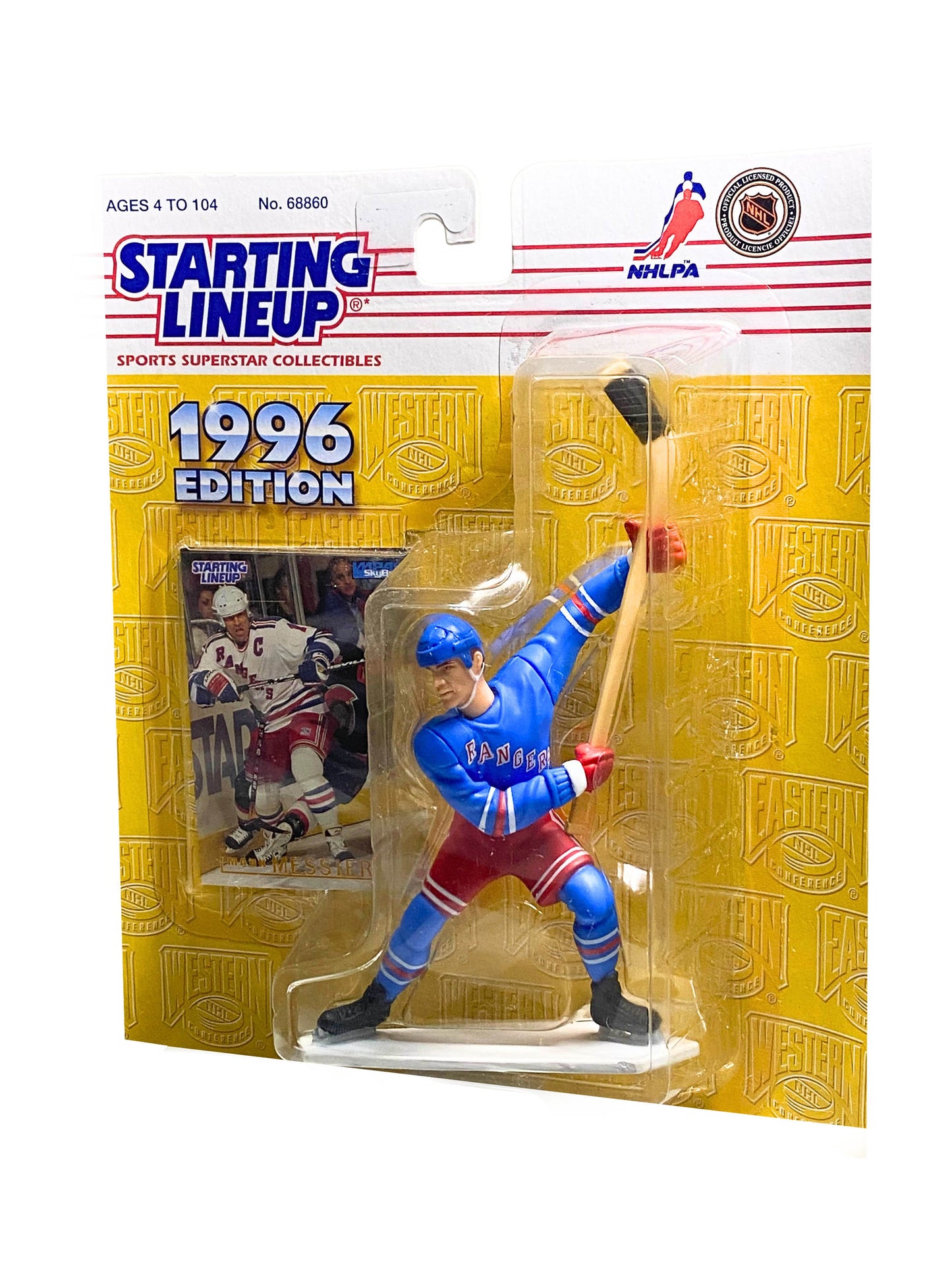 Starting Line Up NHL Mark Messier Hockey Action Figure Toy Sealed Kenner 1996