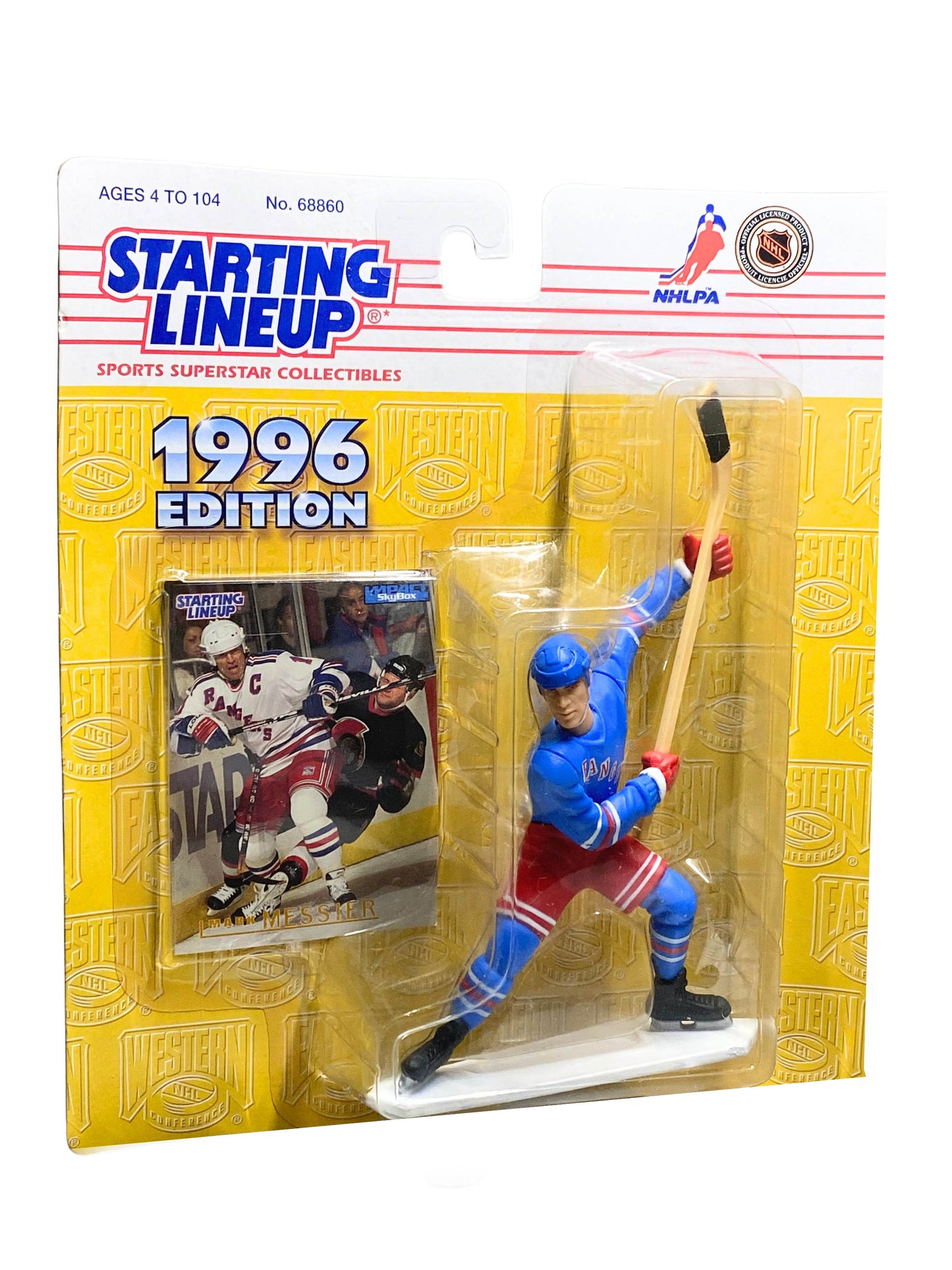 Starting Line Up NHL Mark Messier Hockey Action Figure Toy Sealed Kenner 1996