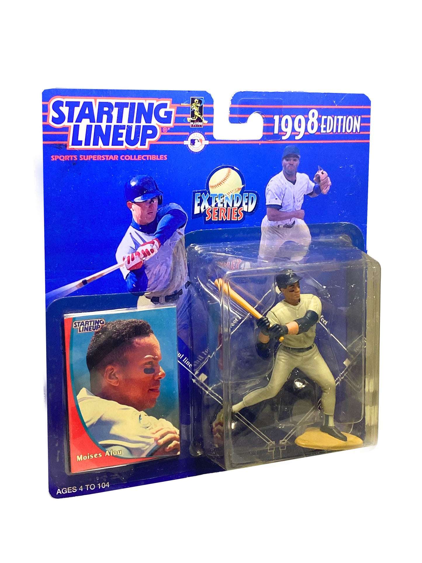 1998 Edition Kenner Starting Lineup -  Moises Alou - Figure On Display Card