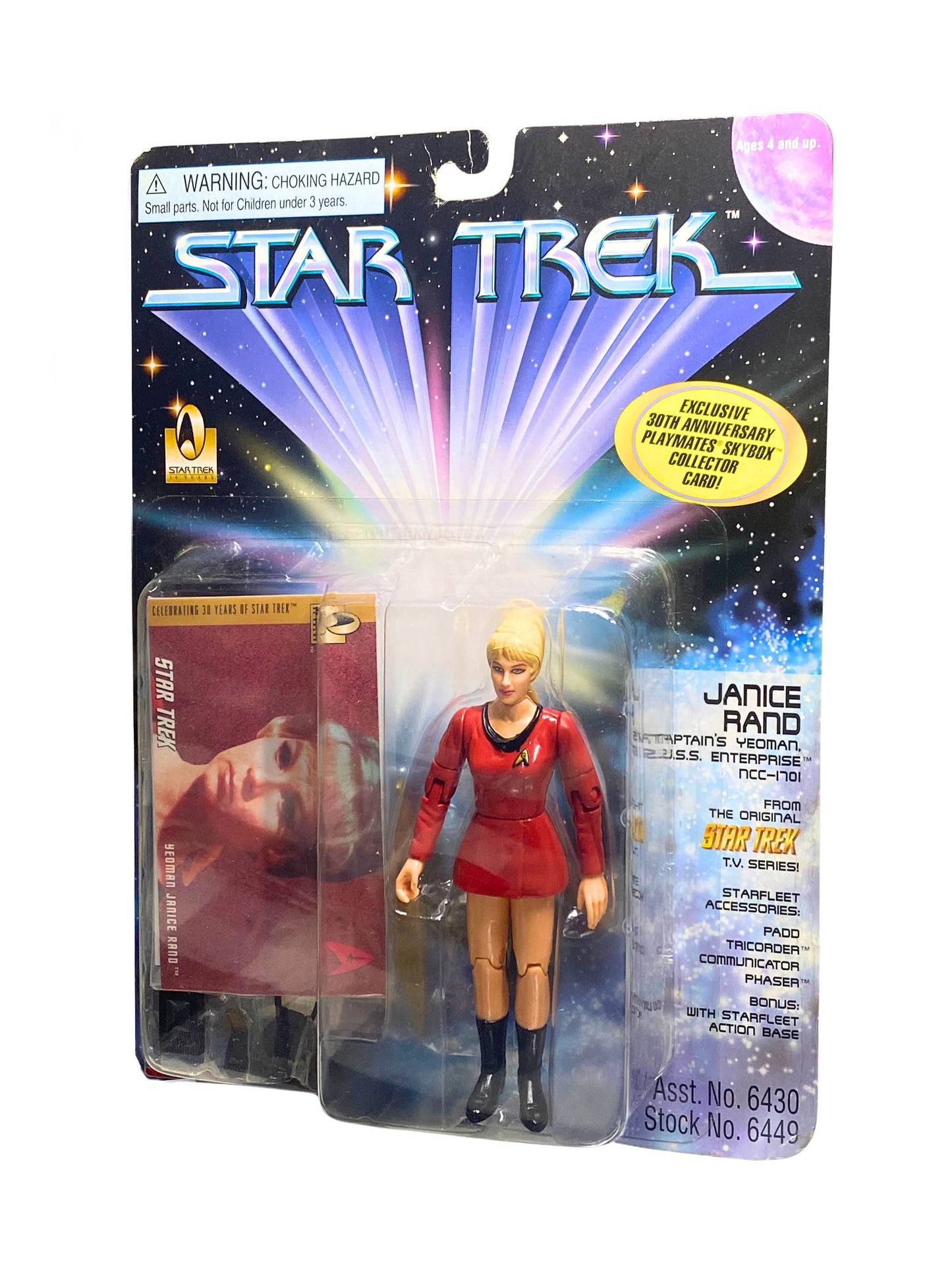 Vintage 1996 Star Trek Yeoman Janice Rand Action Figure #6449 Playmates