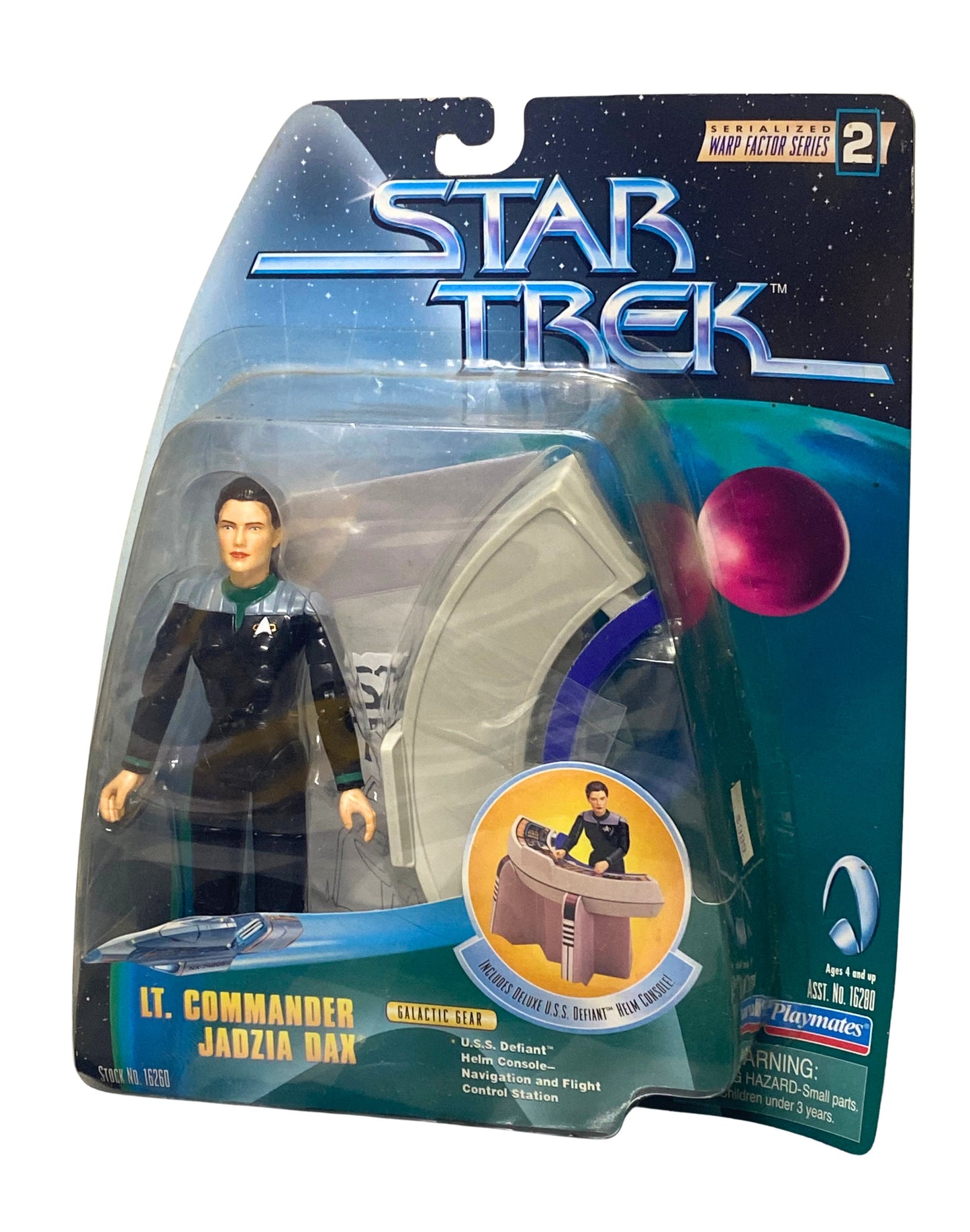 Star Trek Warp Factor Series 2 Lt. Commander Jadzia Dax Playmates 16260 DS9