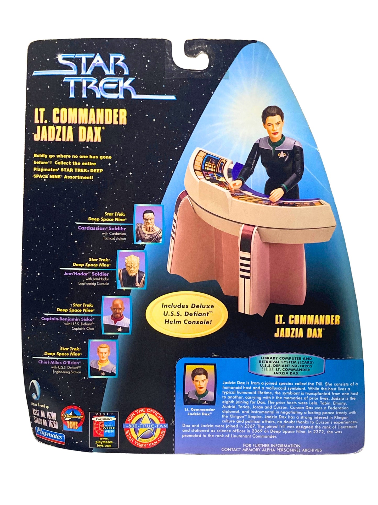Star Trek Warp Factor Series 2 Lt. Commander Jadzia Dax Playmates 16260 DS9
