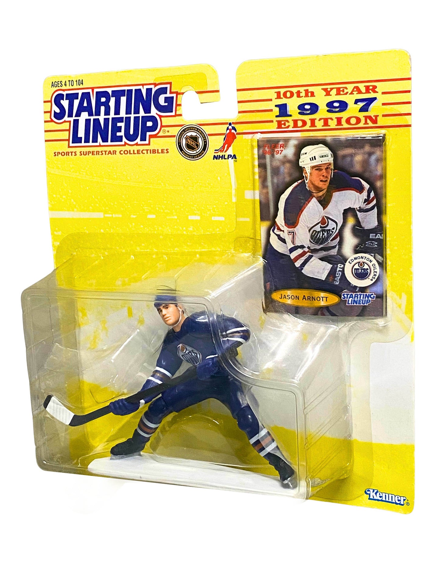 Vintage 1997 Starting Lineup NHL Jason ARNOTT (Oilers) Hockey Card