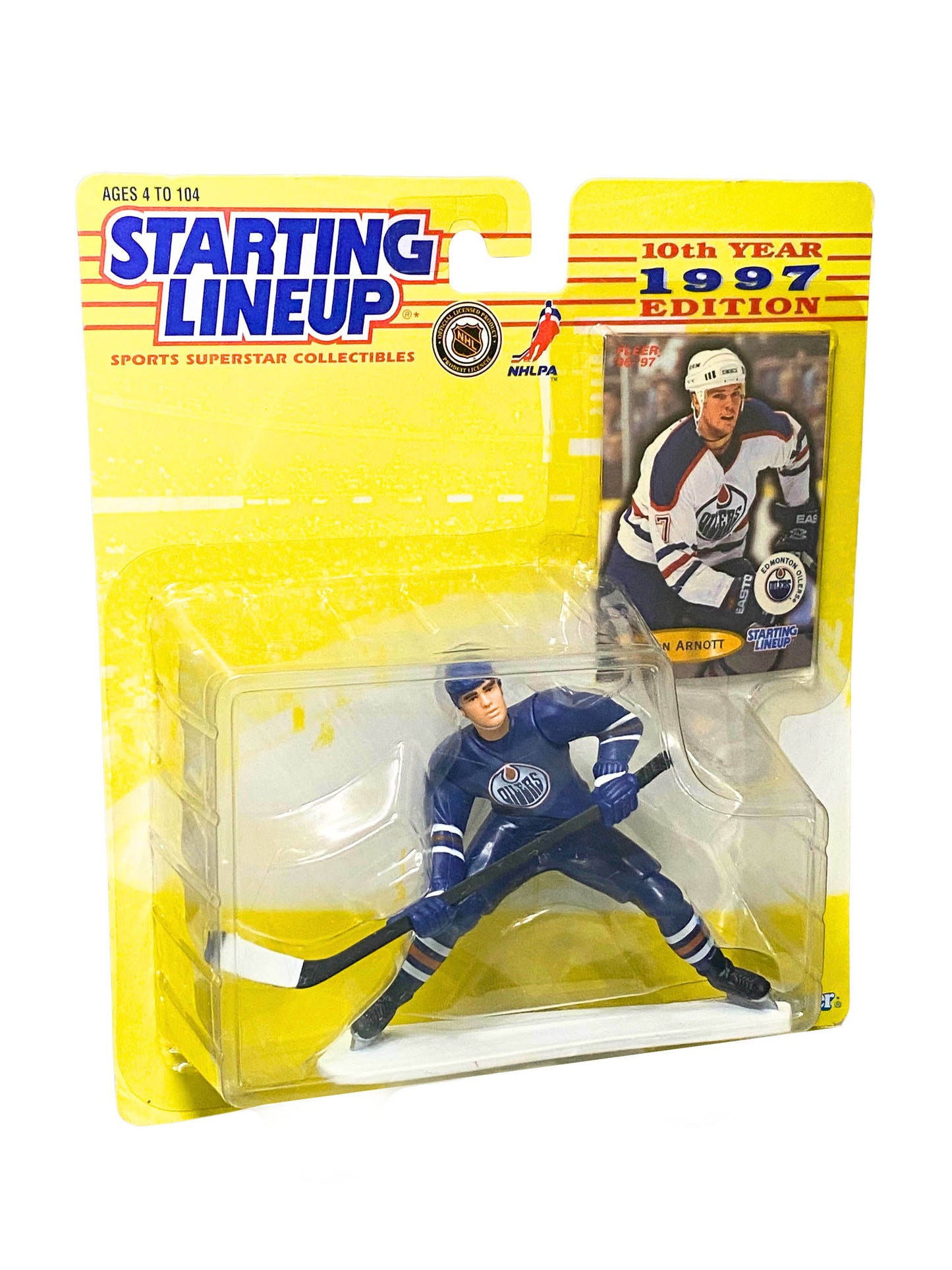 Vintage 1997 Starting Lineup NHL Jason ARNOTT (Oilers) Hockey Card
