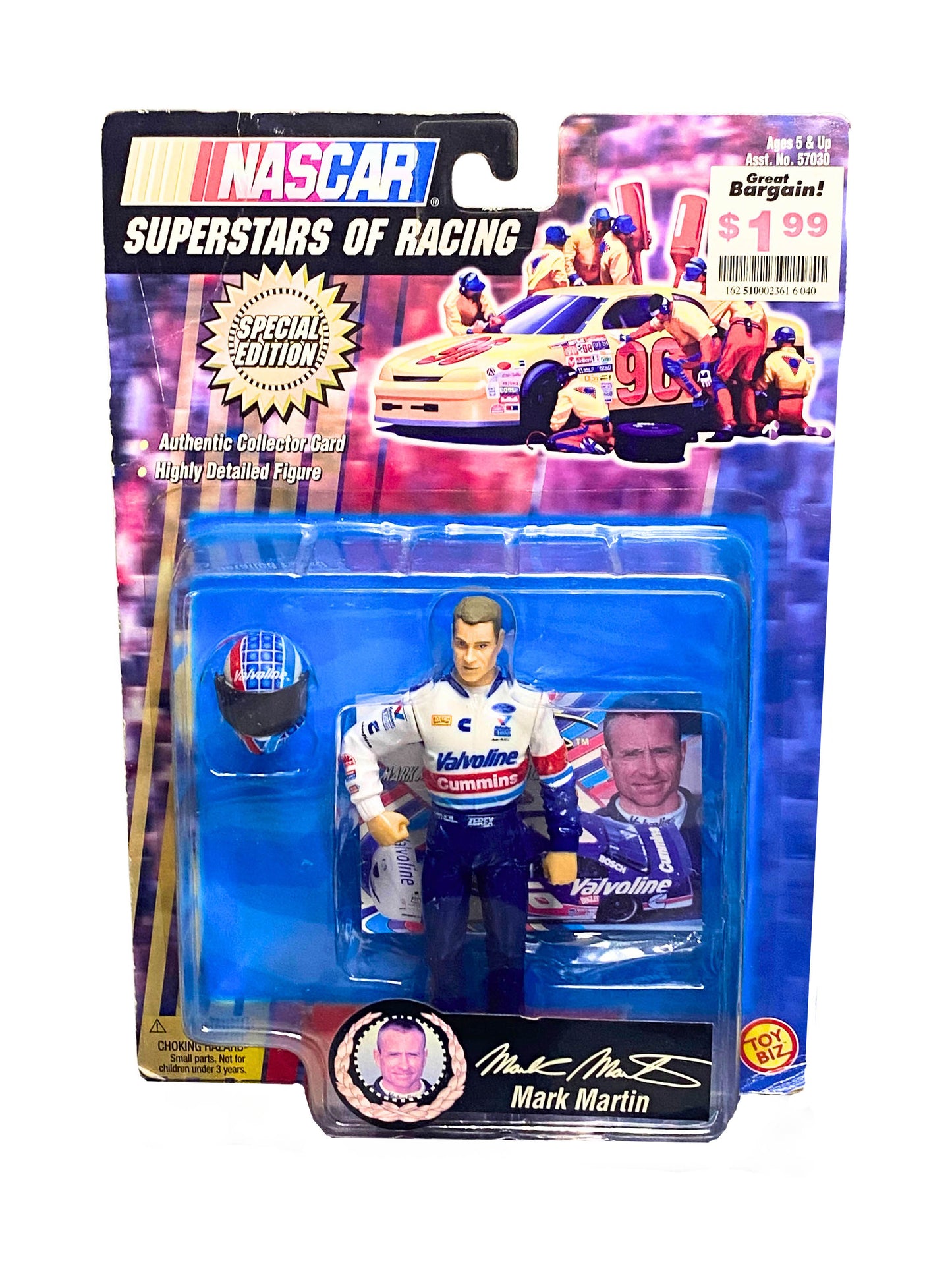 Mark Martin Nascar Superstars Of Racing Special Edition 5” Figure