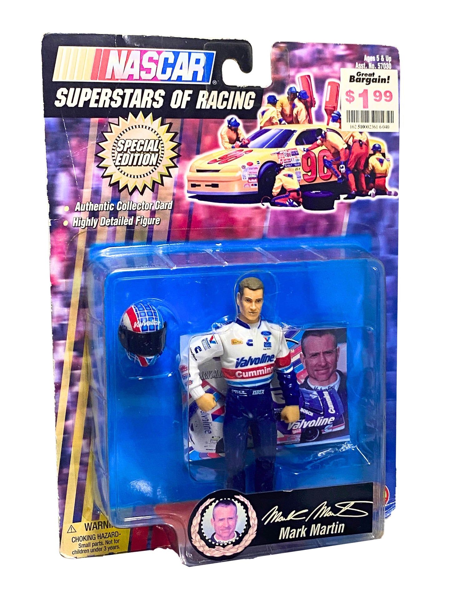 Mark Martin Nascar Superstars Of Racing Special Edition 5” Figure